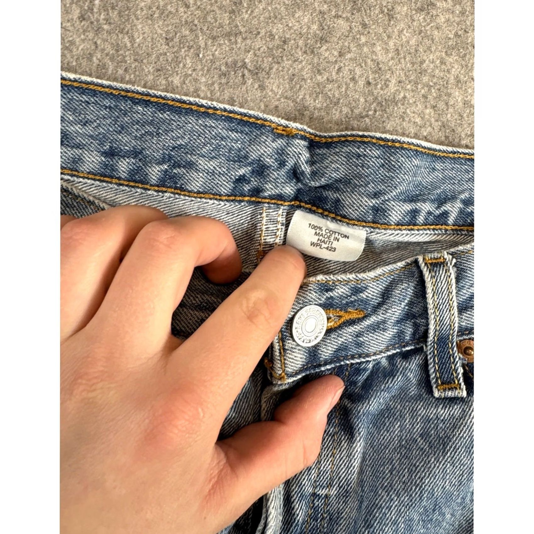 Levi's VINTAGE Levi's 501 Denim Straight Jeans Mens 33x30 Blue Cotton Faded USA Jeans Mens 33x30 Blue Cotton Faded USA Size US 33 - 5 Thumbnail