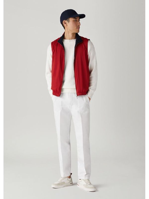 Loro Piana o1srvl11e0424 Girocollo Rapallo Sweatshirt in White Size US XL / EU 56 / 4 - 4 Thumbnail