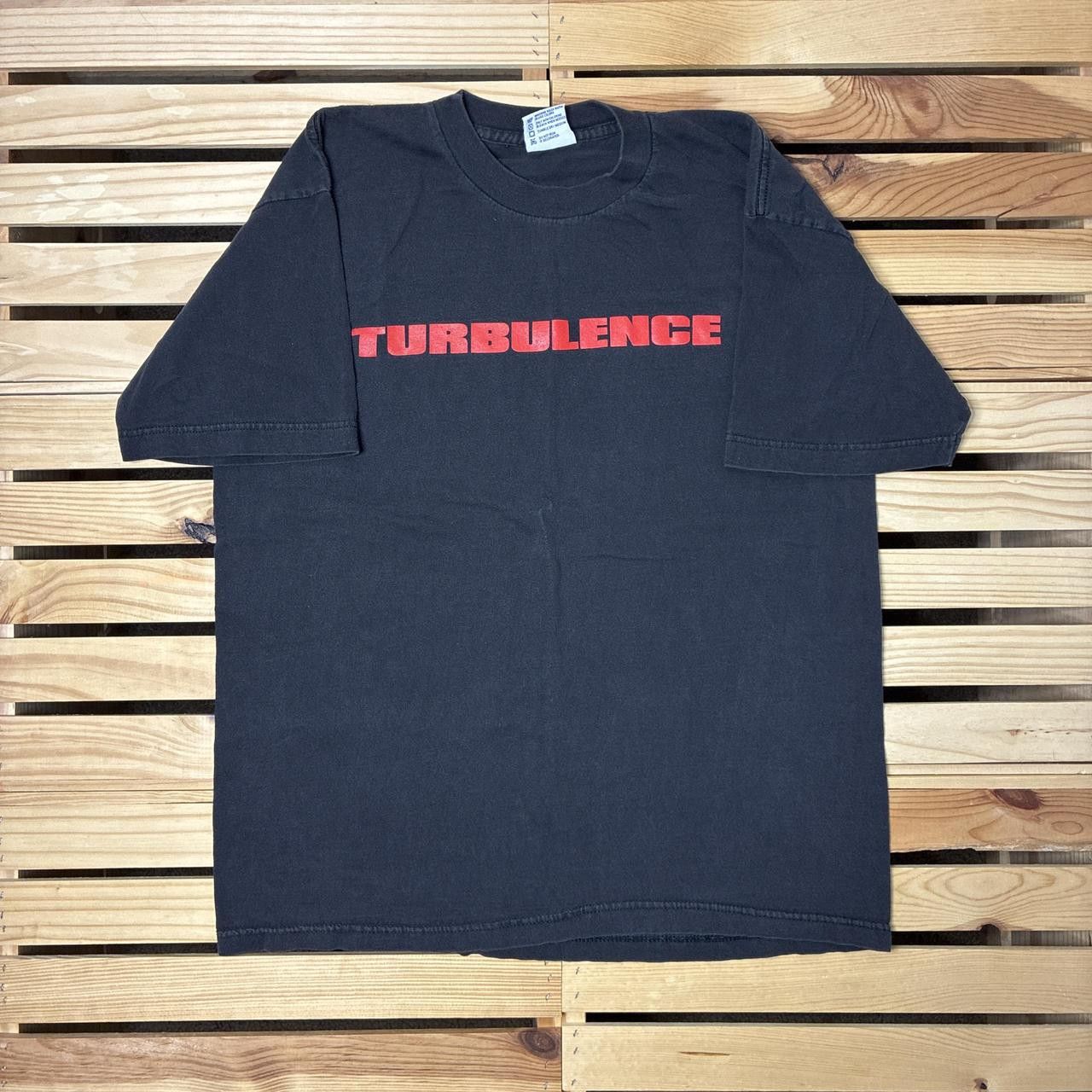 Other Vintage Turbulence 1997 Black Movie Promo Tee Size Large Size US L / EU 52-54 / 3 - 1 Thumbnail