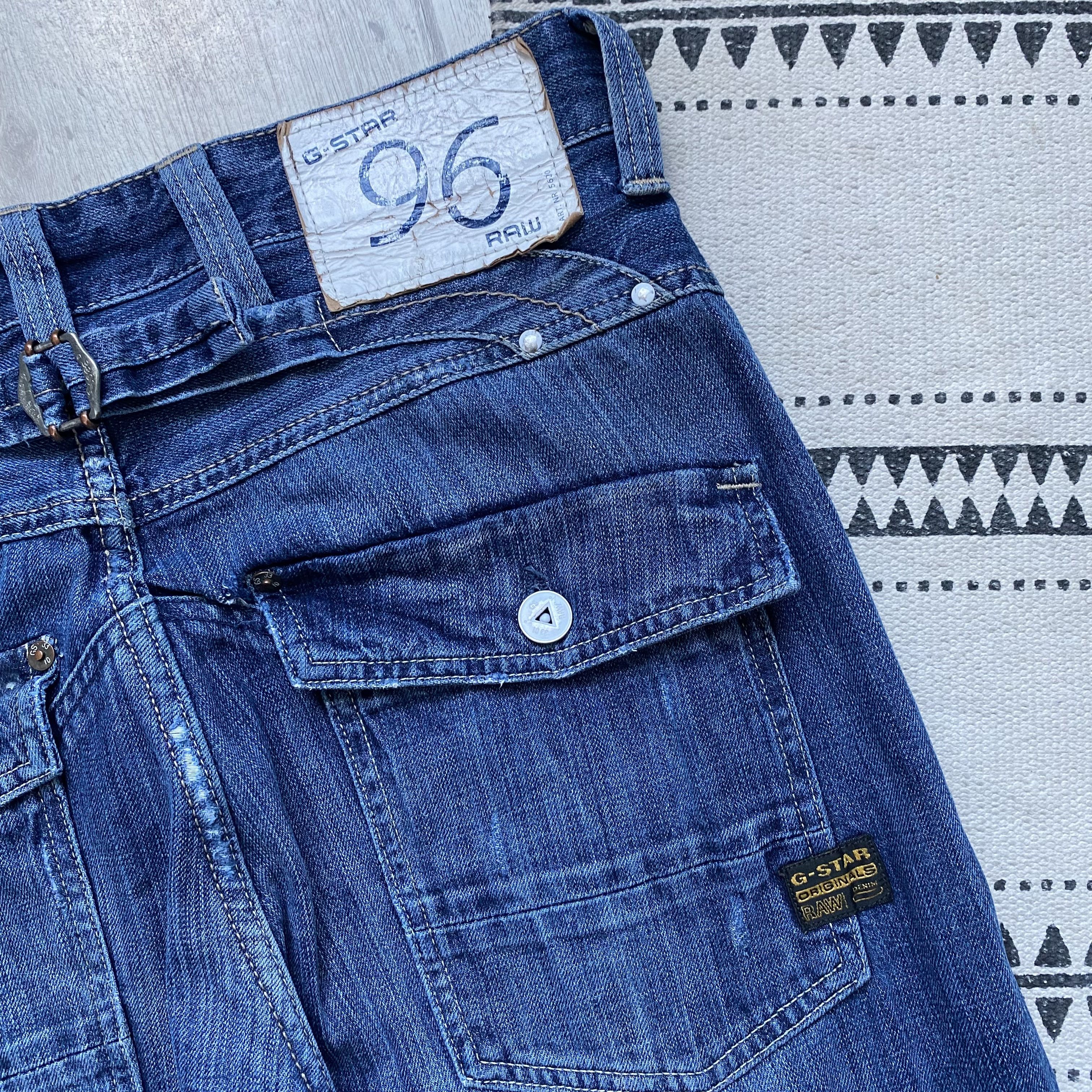 G-Star 👖Vintage 96 G-Star Raw denim Y2K Biker jeans Diesel Size US 32 / EU 48 - 3 Thumbnail