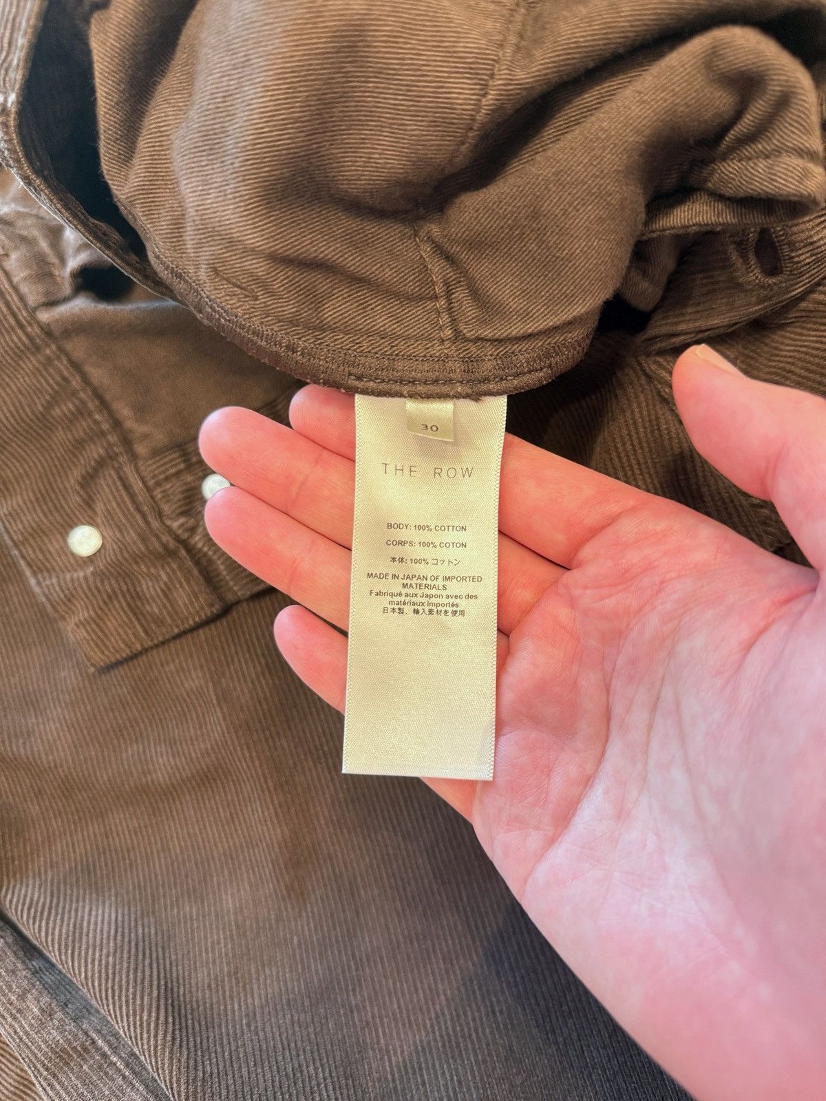 The Row The Row Burt Corduroy Trousers Size US 30 / EU 46 - 17 Thumbnail