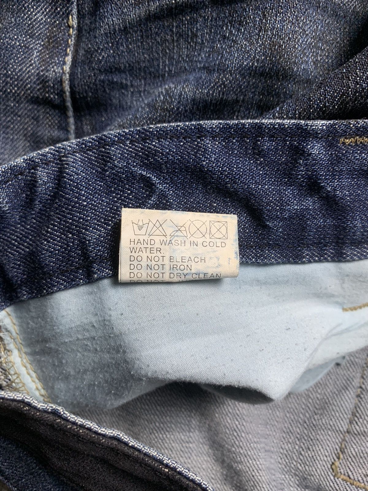 Issey Miyake 2000s Cabane de Zucca Overdyed Denim Size US 30 / EU 46 - 8 Thumbnail