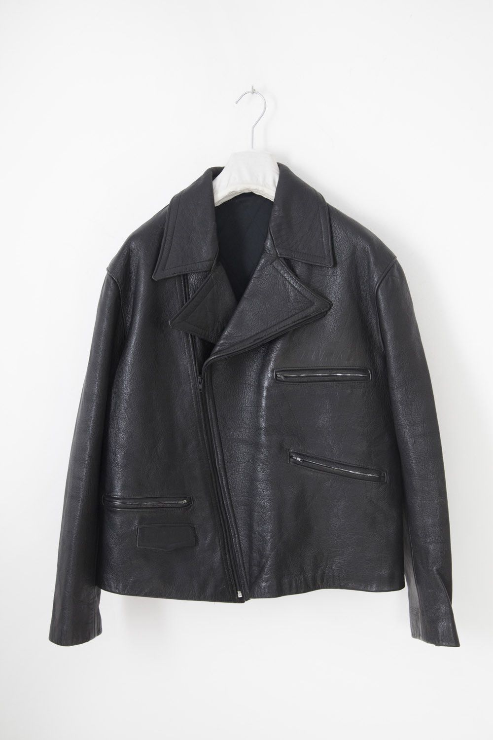 Vintage Vintage 1970's black leather perfecto jacket Size US L / EU 52-54 / 3 - 1 Thumbnail