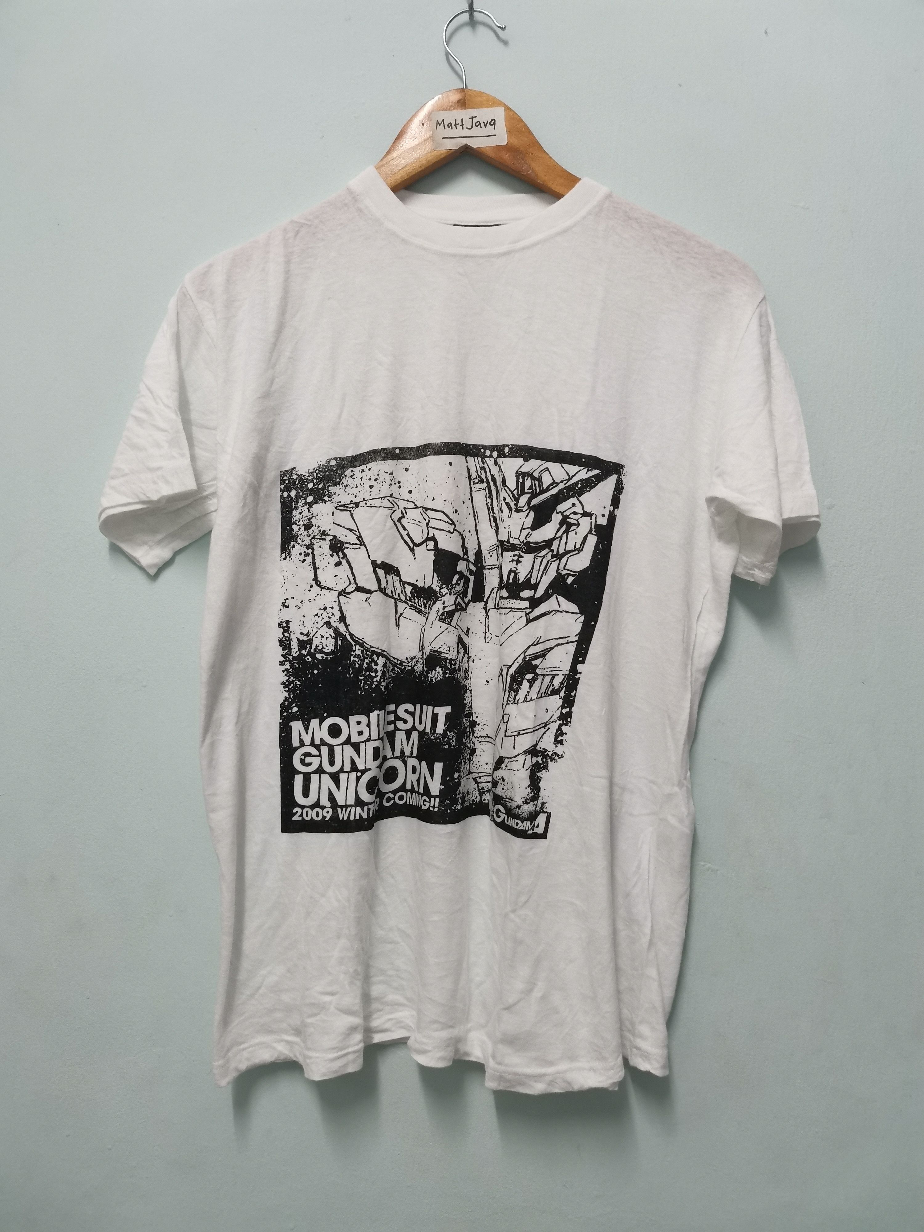 Anime Vintage Mobile Suit Gundam Unicorn Japan Anime Tee Akira Size US L / EU 52-54 / 3 - 2 Thumbnail