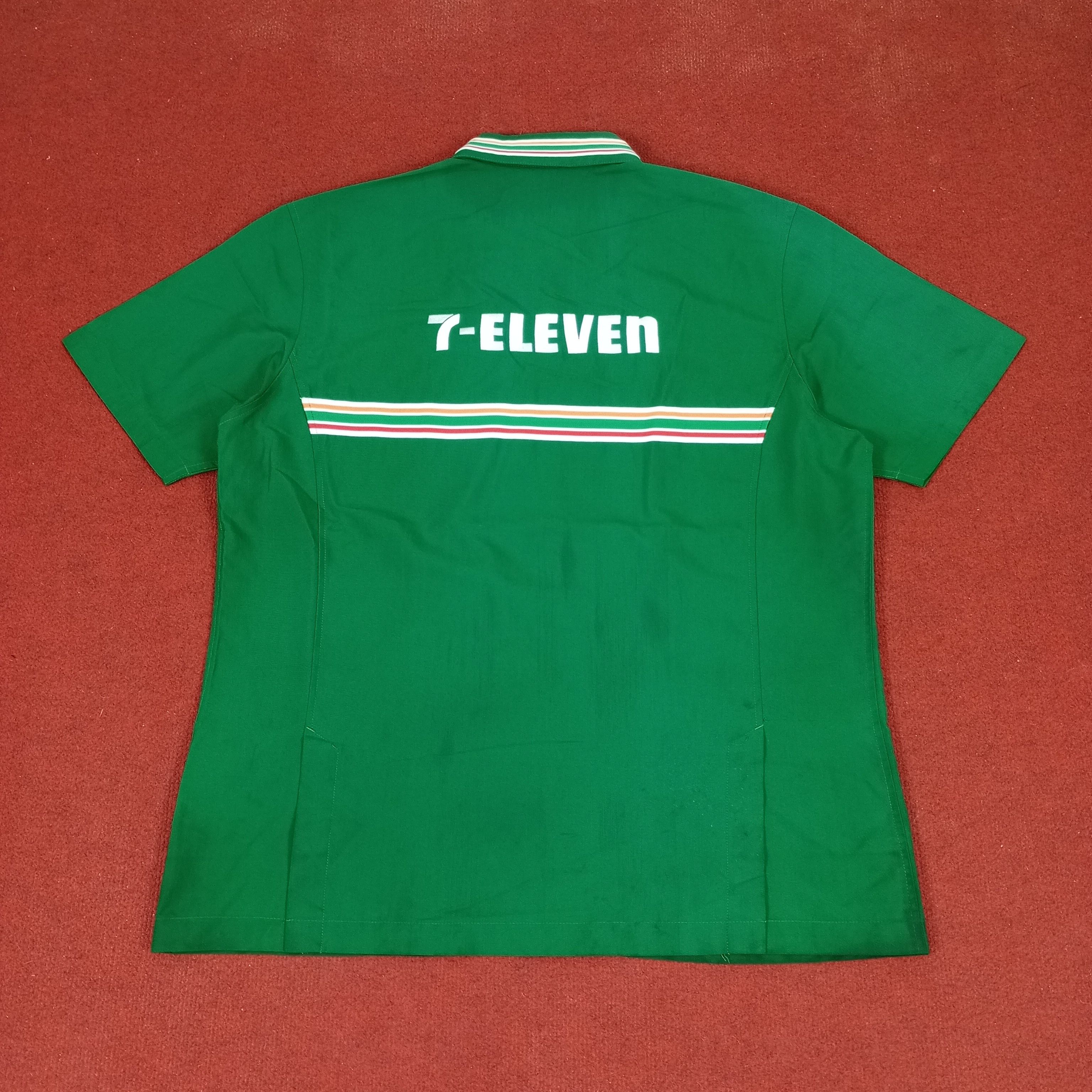 Japanese Brand × Vintage 7 Eleven Japanese Workers Uniform Jacket Size US L / EU 52-54 / 3 - 3 Thumbnail