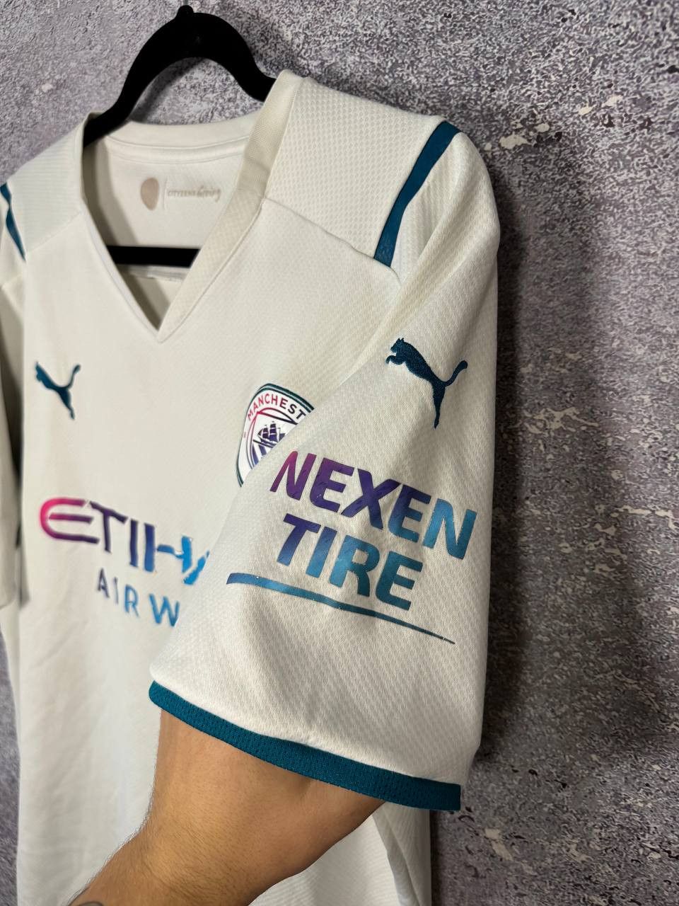 Puma × Vintage Manchester City 2021/22 Away Puma Soccer Jersey Size US XL / EU 56 / 4 - 7 Thumbnail