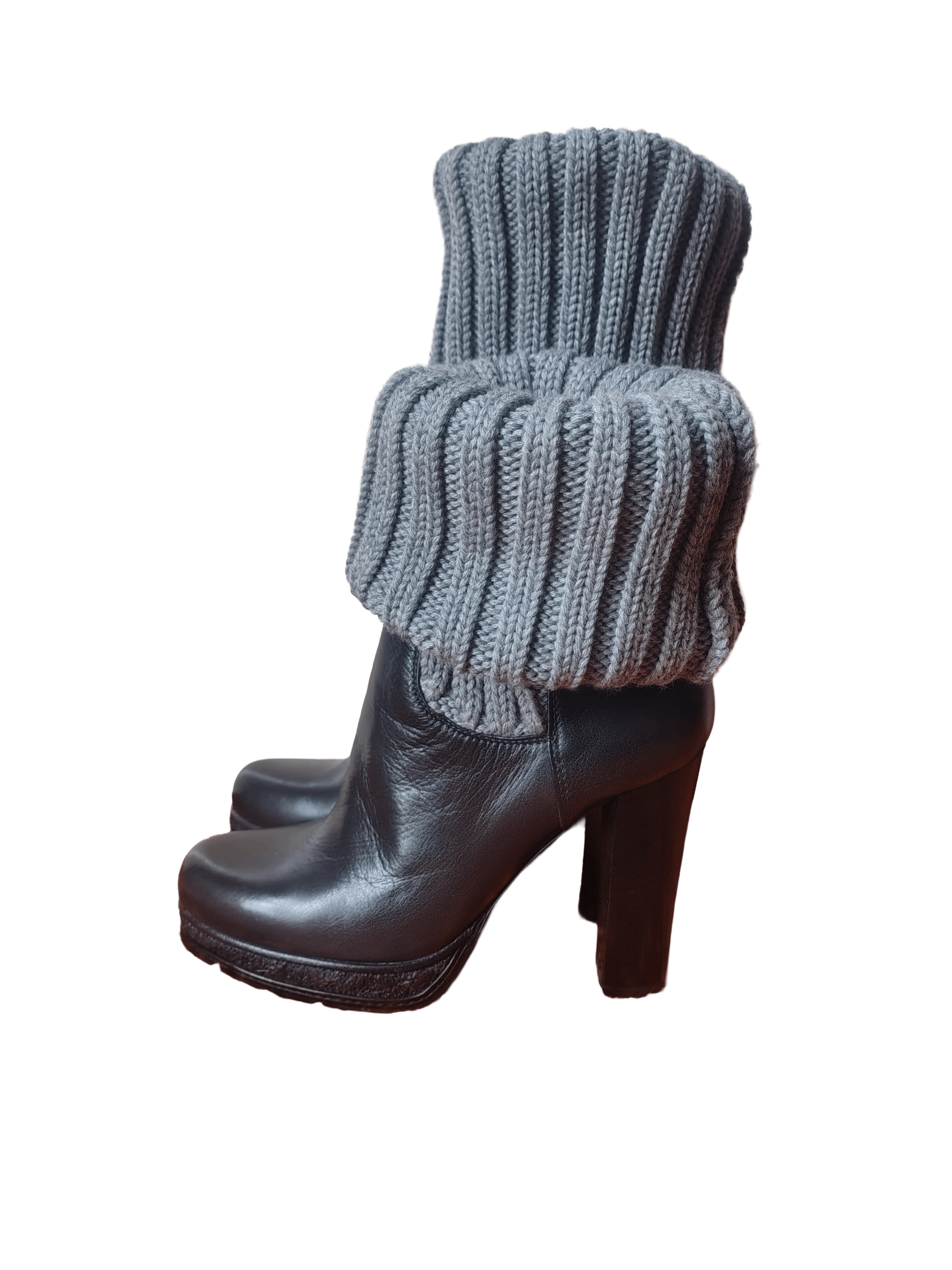 Dolce & Gabbana Vintage Dolce and Gabbana Sock Heel Boots Size US 7 / IT 37 - 1 Thumbnail