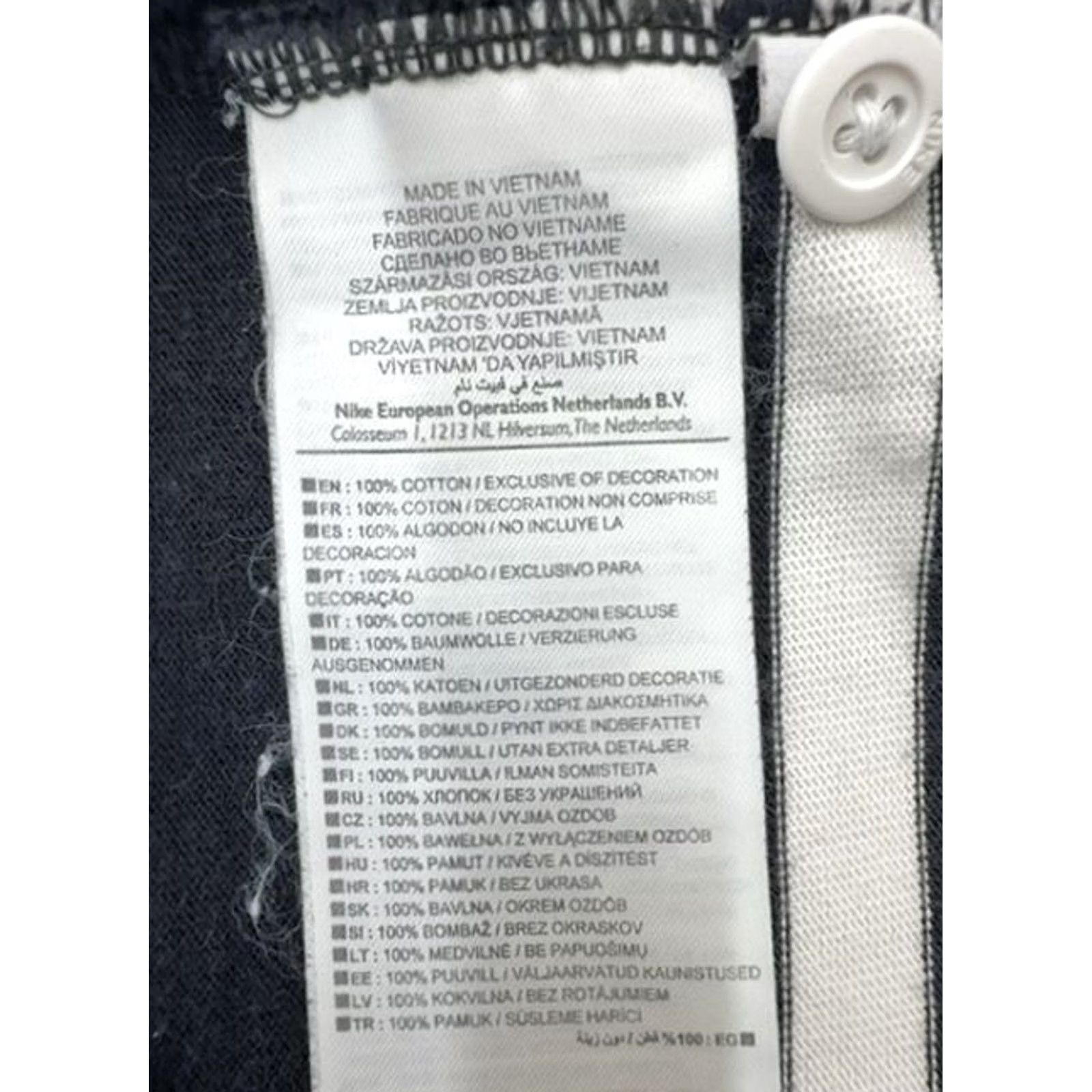 Nike Nike Athletic Dept Rugby Polo Shirt XL Navy White Stripe Cotton Short Sleeve Men Size US XL / EU 56 / 4 - 4 Thumbnail