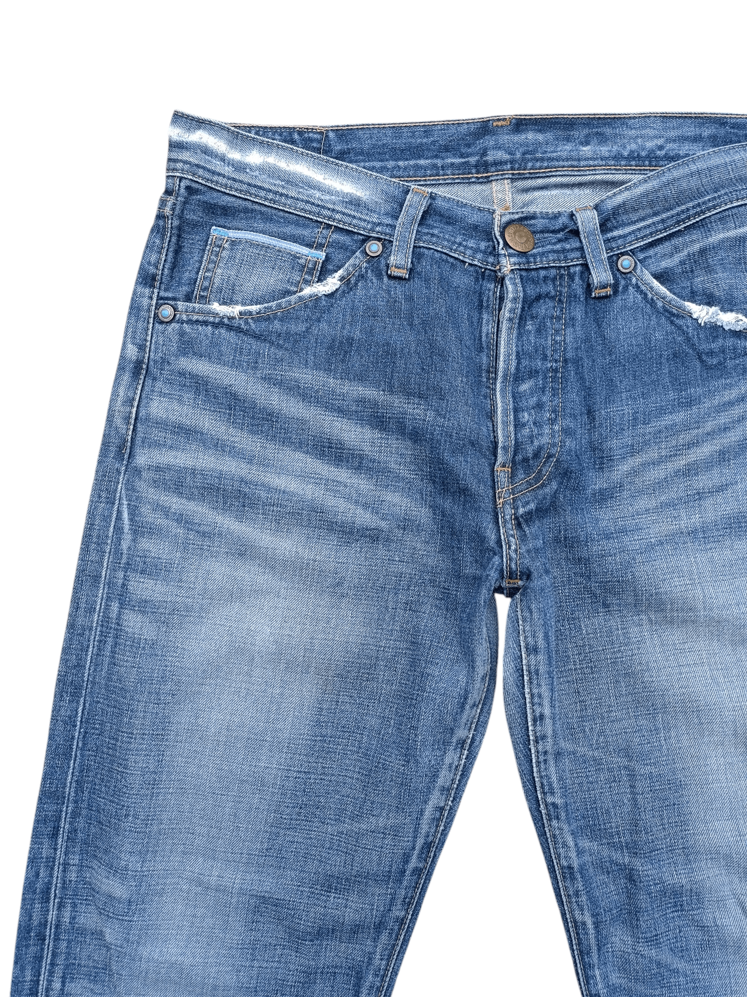 Levi's × Levi's Made & Crafted × Vintage Vintage 80s Flared Selvedge Denim Levis Jeans Size US 30 / EU 46 - 21 Thumbnail