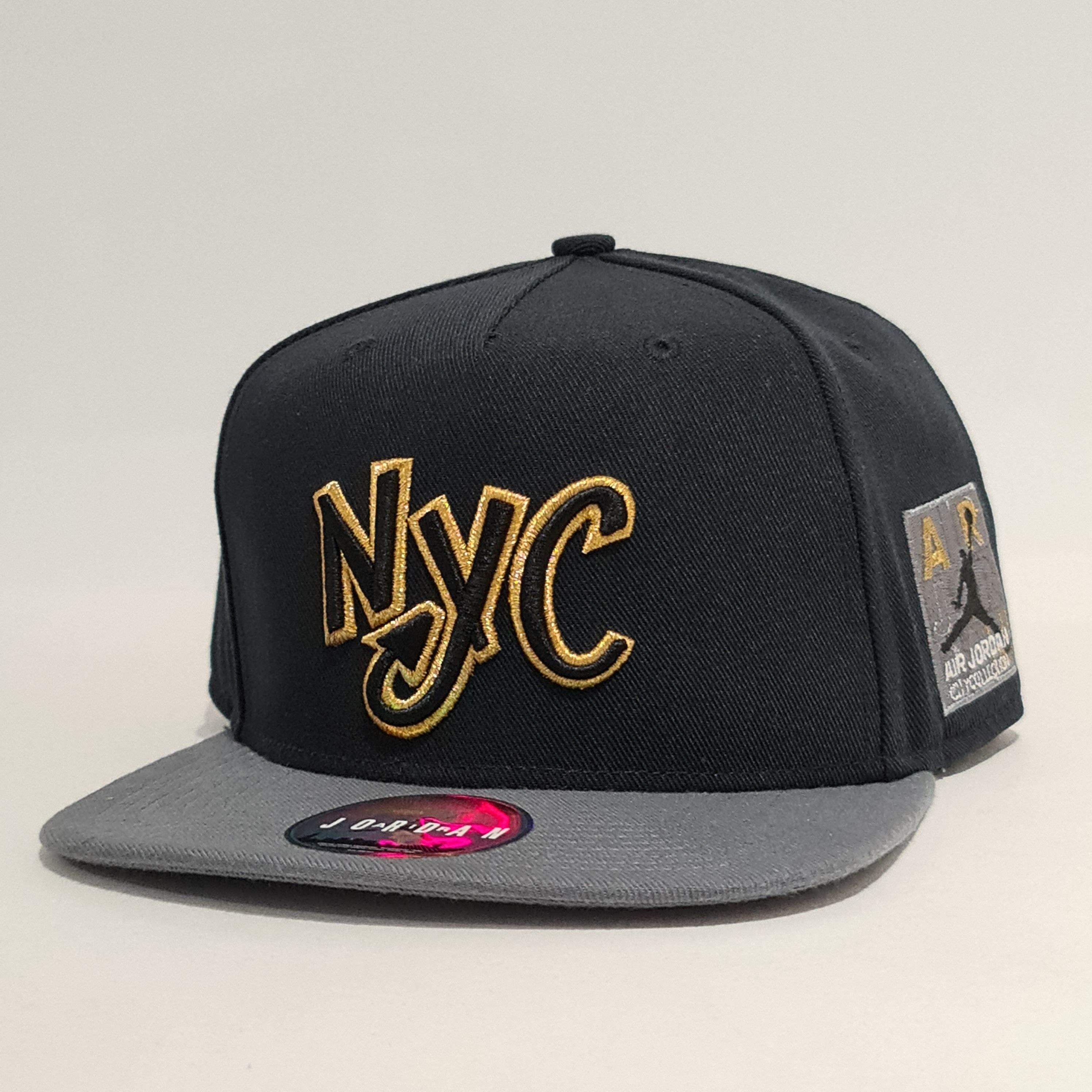 Jordan Brand Jordan Cap Snapback 'New York City' Black/Grey Size ONE SIZE - 1 Thumbnail