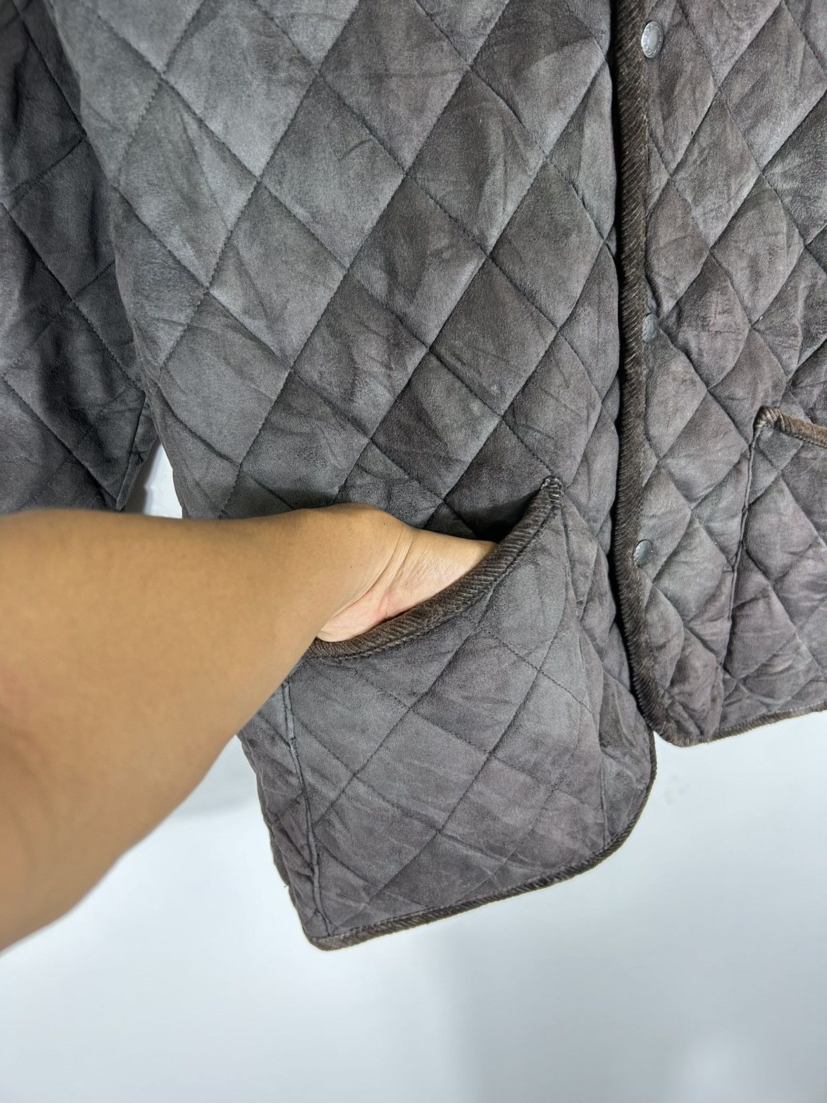 Kansai Yamamoto 🔥Kansai Jeans Quilted Snap Button Jacket Size US M / EU 48-50 / 2 - 6 Thumbnail