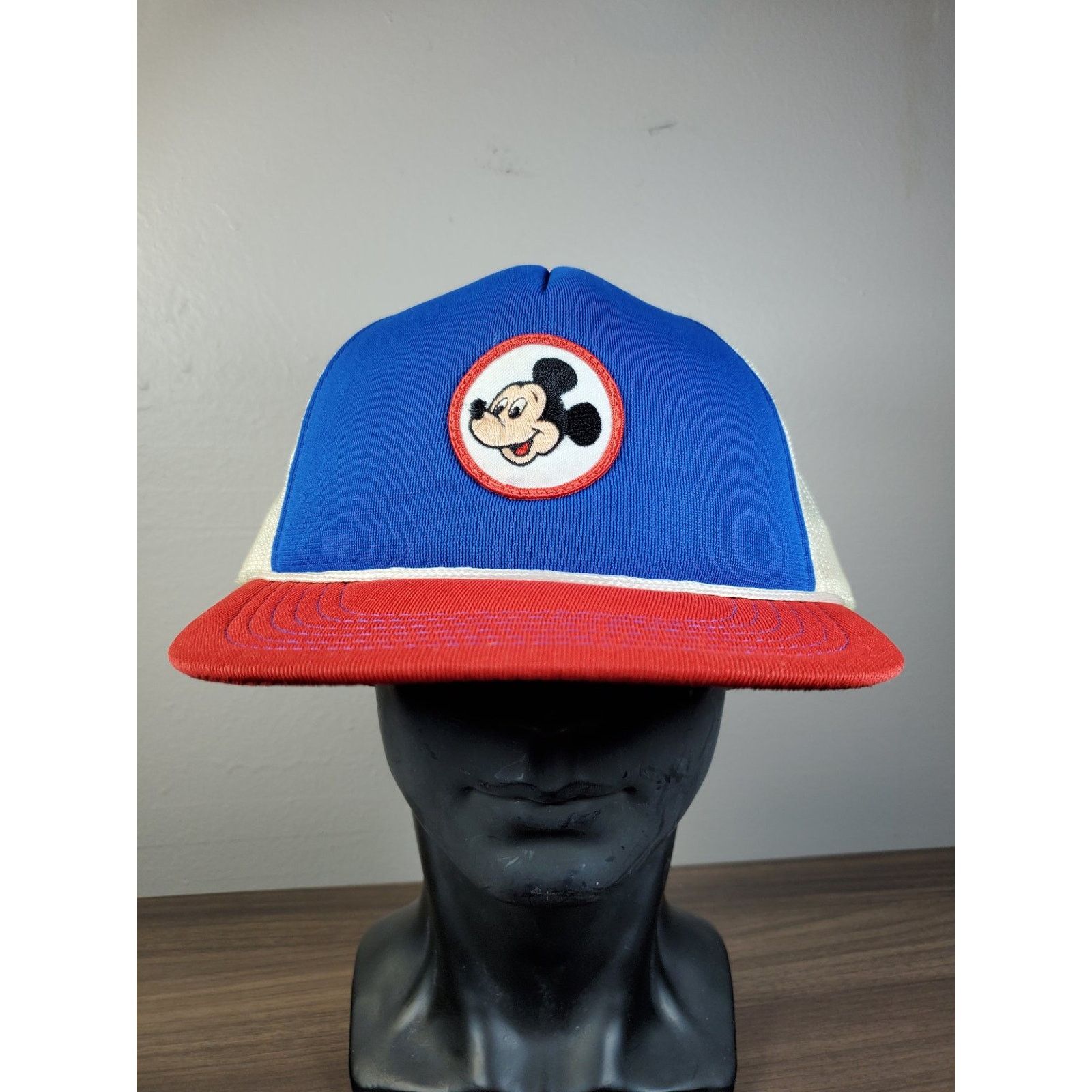 Disney × Vintage Vintage Disney Mickey Mouse Trucker Hat Snapback Cap Mesh Size ONE SIZE - 3 Thumbnail