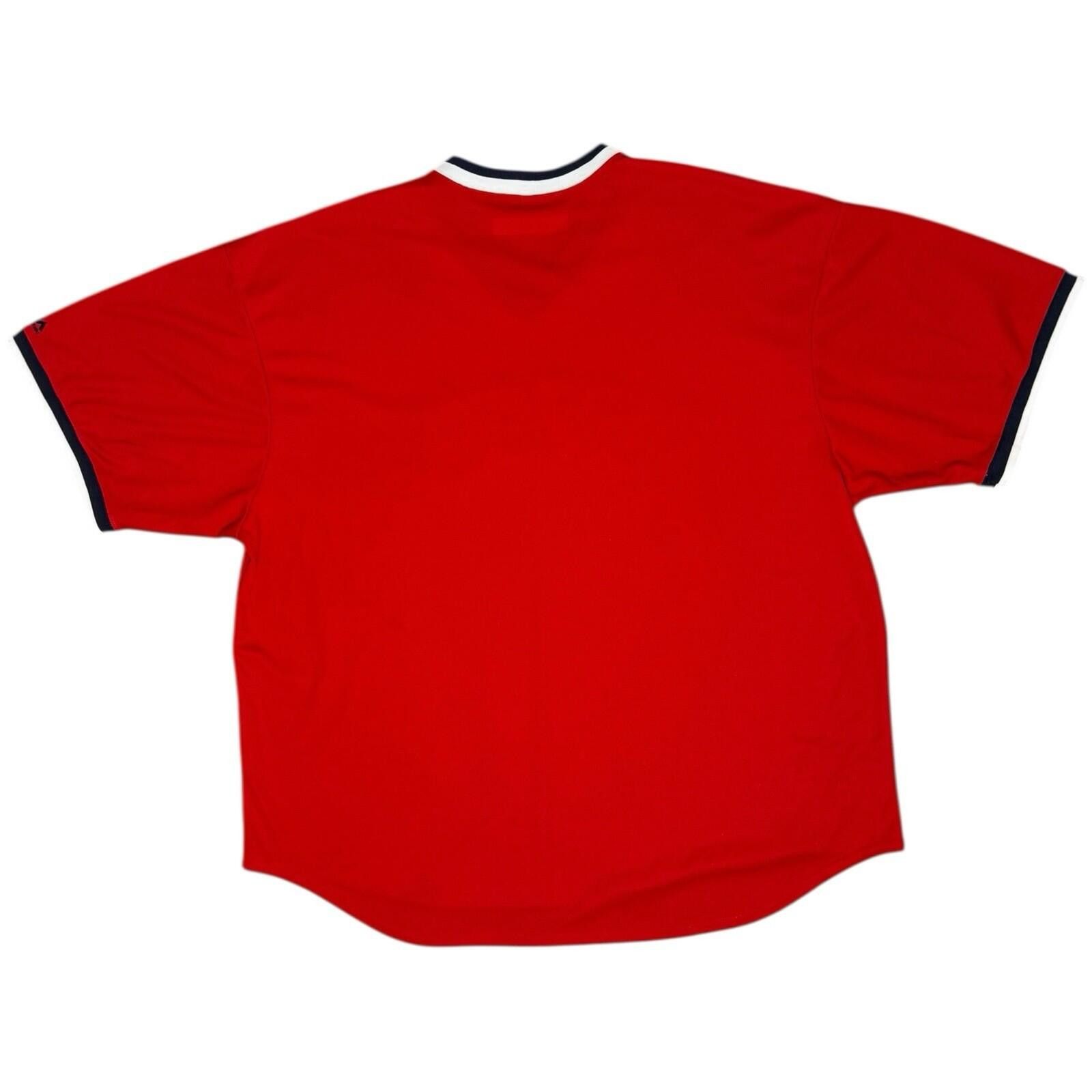Majestic Cleveland Indians Jersey Throwback Cooperstown 4XL Size ONE SIZE - 2 Thumbnail