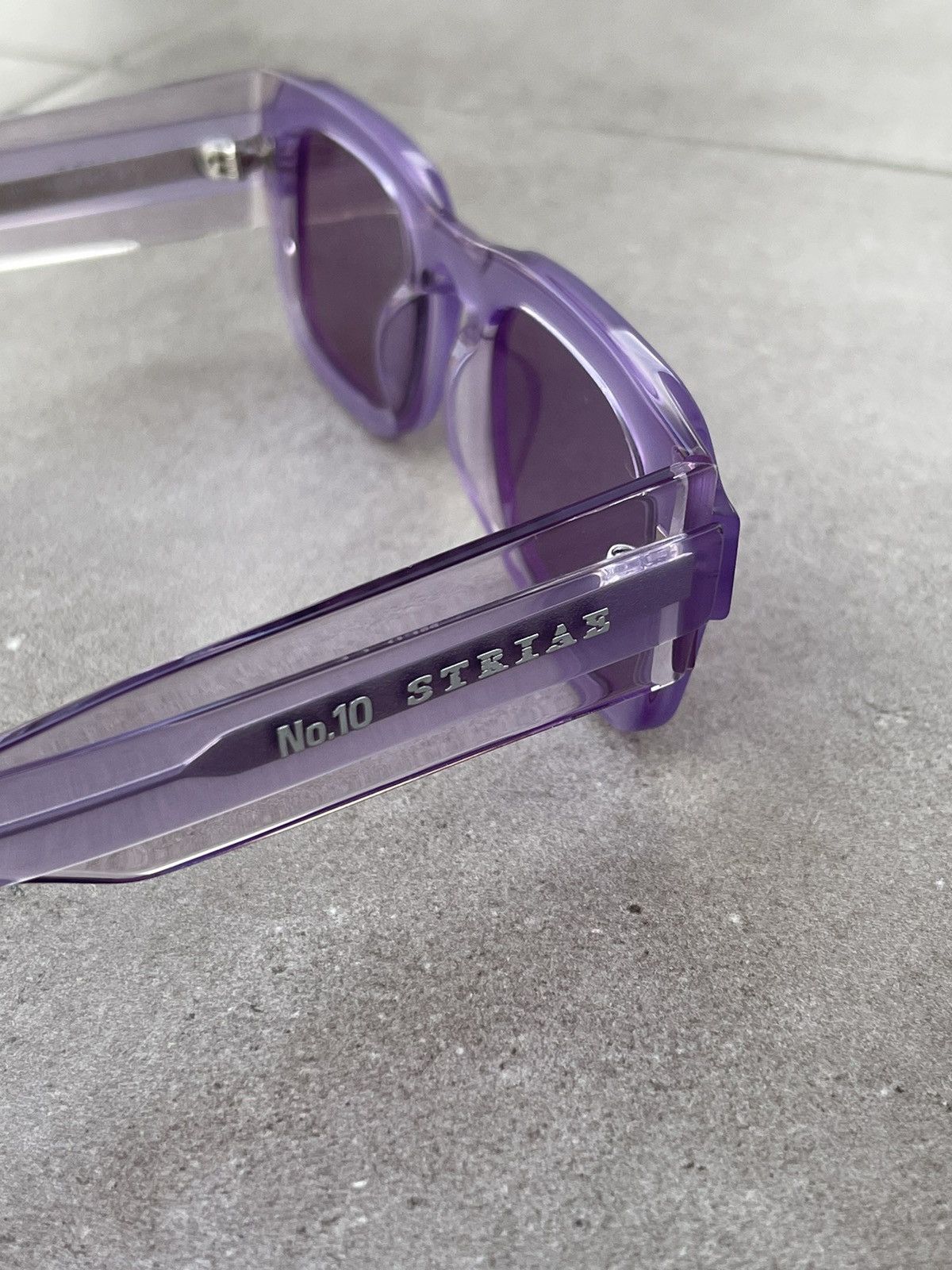 Alexander McQueen × McQ Alexander McQueen !DS! SS23 Alexander Mcqueen MQ0359S Violet Square Sunglasses Size ONE SIZE - 16 Thumbnail