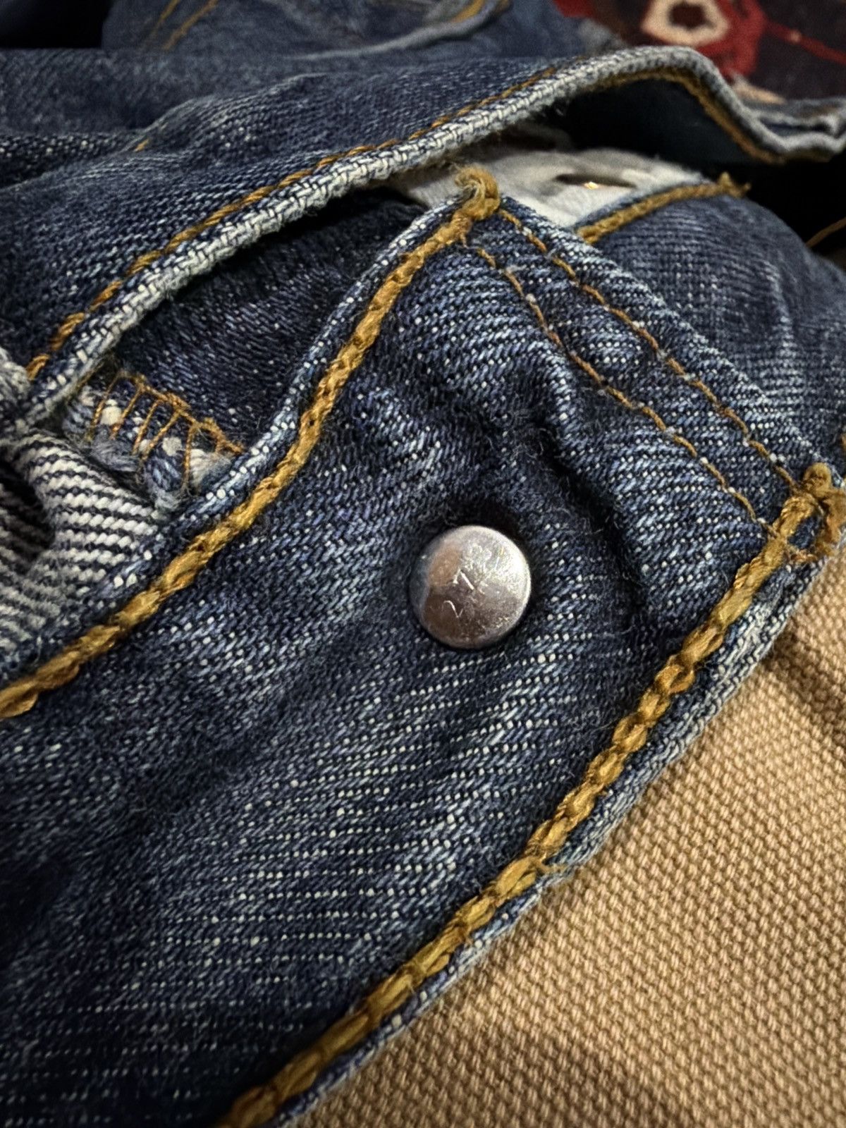 Levi's 🔥Rare Vintage 80s Levis 501 Sample Pair Button 273 Size US 29 - 6 Thumbnail