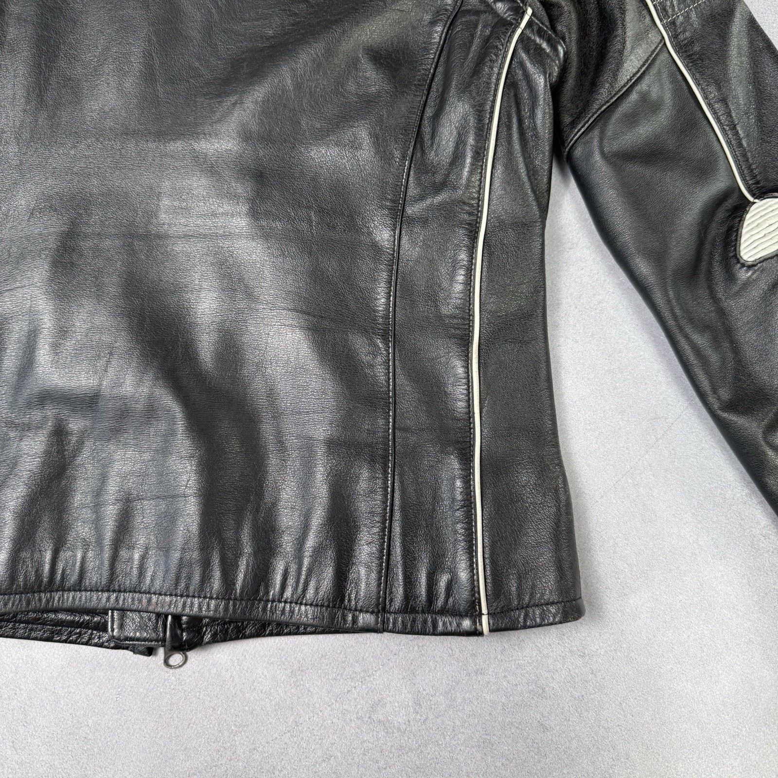 Harley Davidson Harley Davidson Leather Racing Jacket Women's Vintage Y2K Size XS / US 0-2 / IT 36-38 - 20 Thumbnail