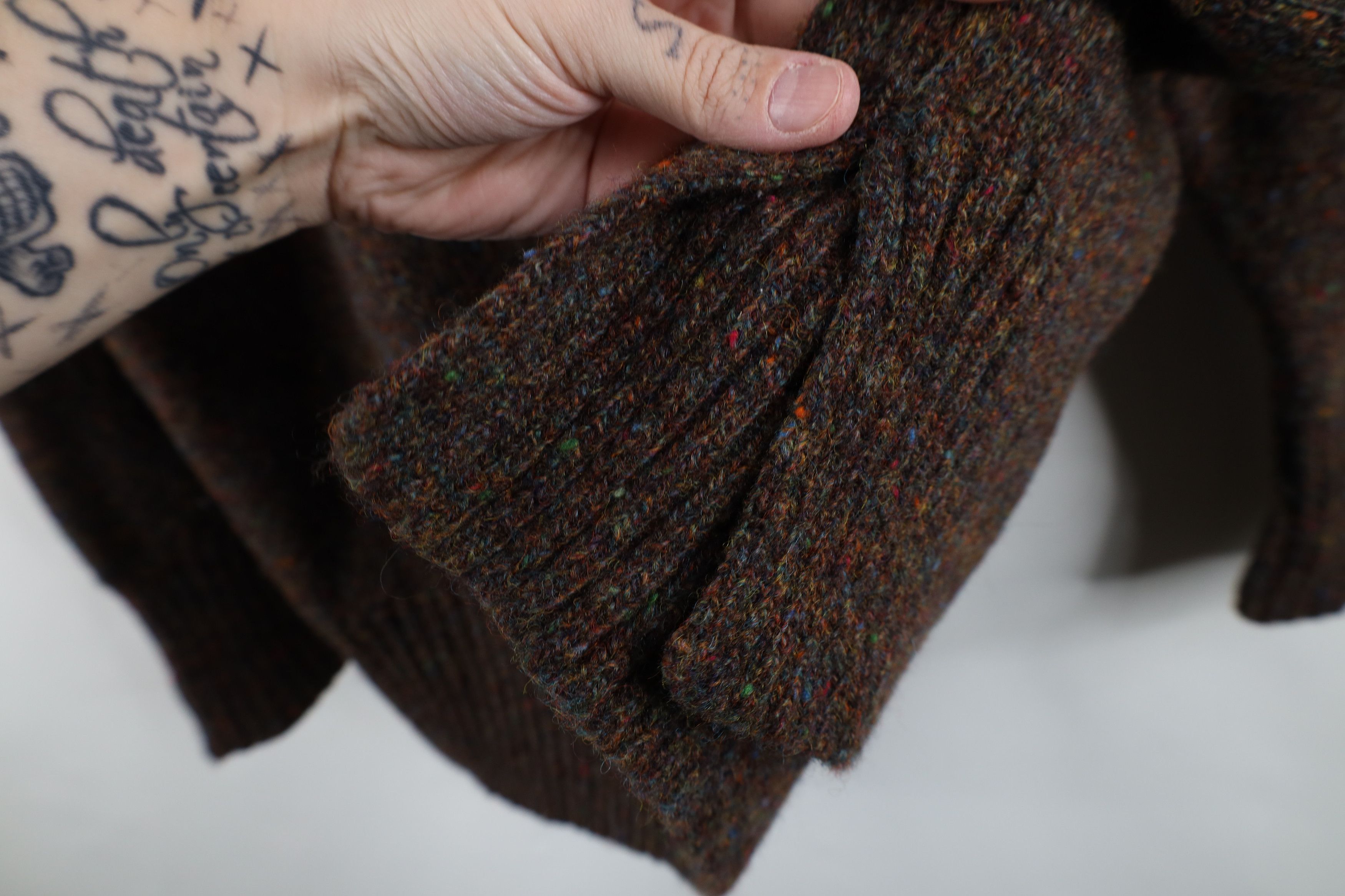 Vintage Vintage 90s Streetwear Wool Knit Turtleneck Sweater USA Size XL / US 12-14 / IT 48-50 - 8 Thumbnail
