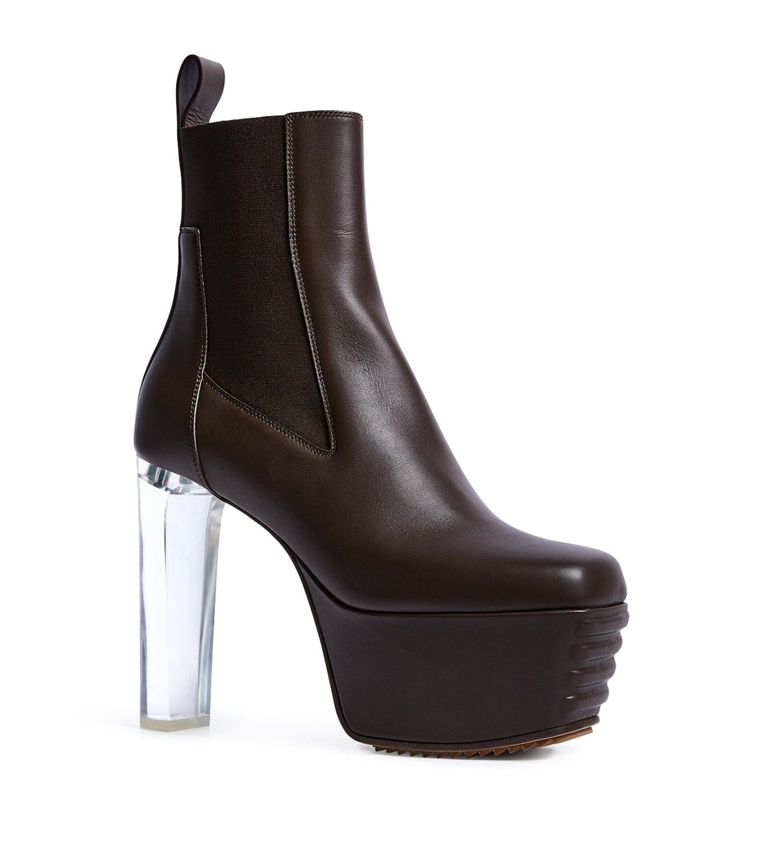 Rick Owens o1y0126 Ankle Boots in Chocolate Brown Size US 6 / IT 36 - 2 Thumbnail