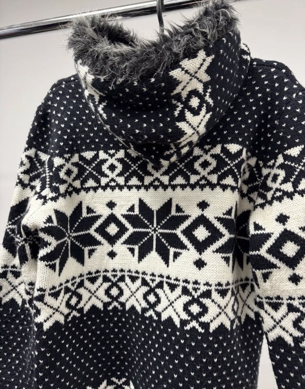 Abercrombie & Fitch × Hysteric Glamour × If Six Was Nine Vintage Abercrombie & Fitch Zip Hoodie Y2K Style Fur Genuine Size US S / EU 44-46 / 1 - 5 Thumbnail