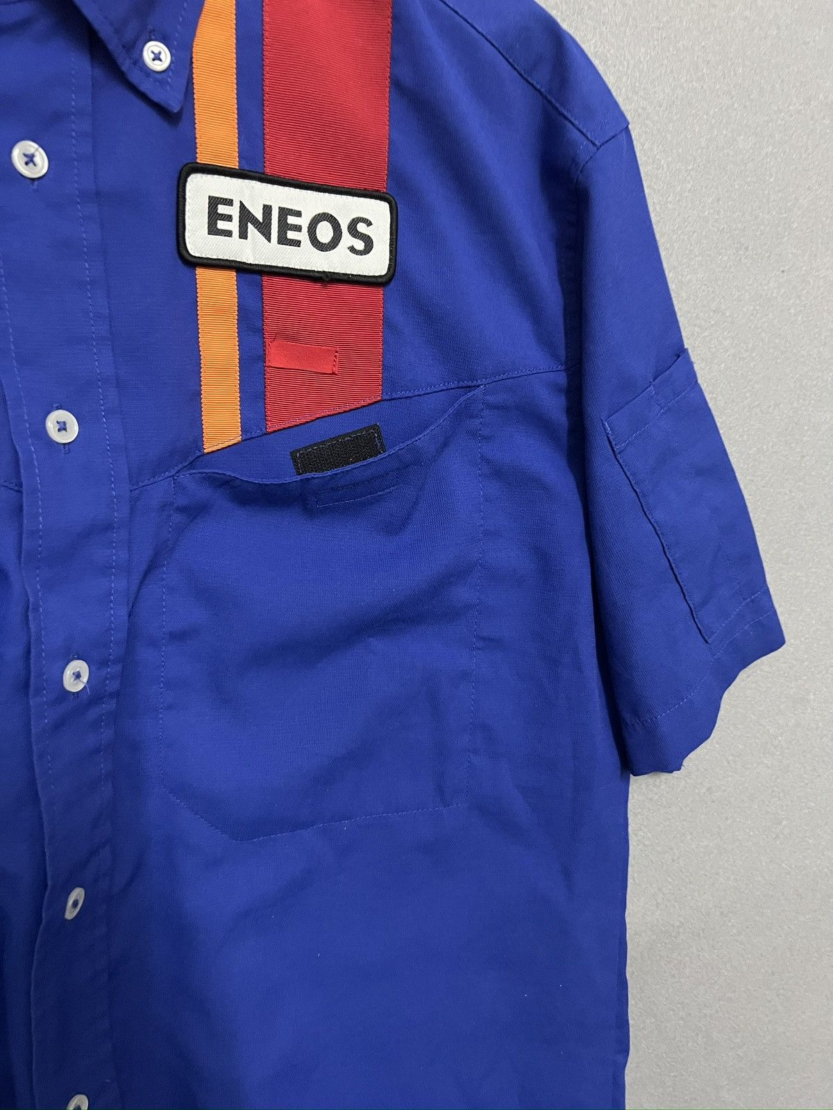 Japanese Brand 318. Vintage Japanese Brand Eneos short-sleeve shirt. Size US L / EU 52-54 / 3 - 7 Thumbnail