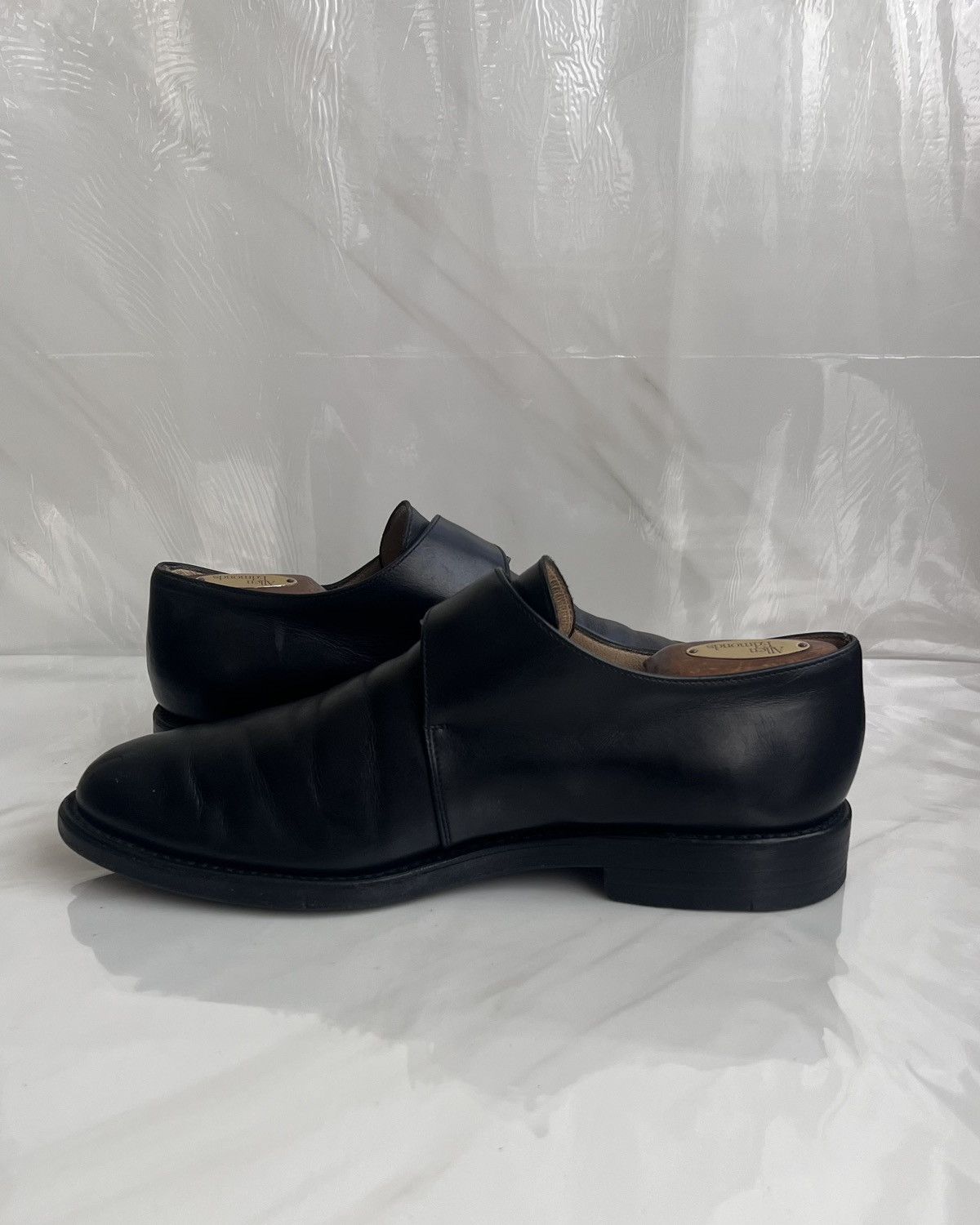 Paraboot Paraboot black leather single monk strap Dress shoes Size US 9 / EU 42 - 7 Thumbnail