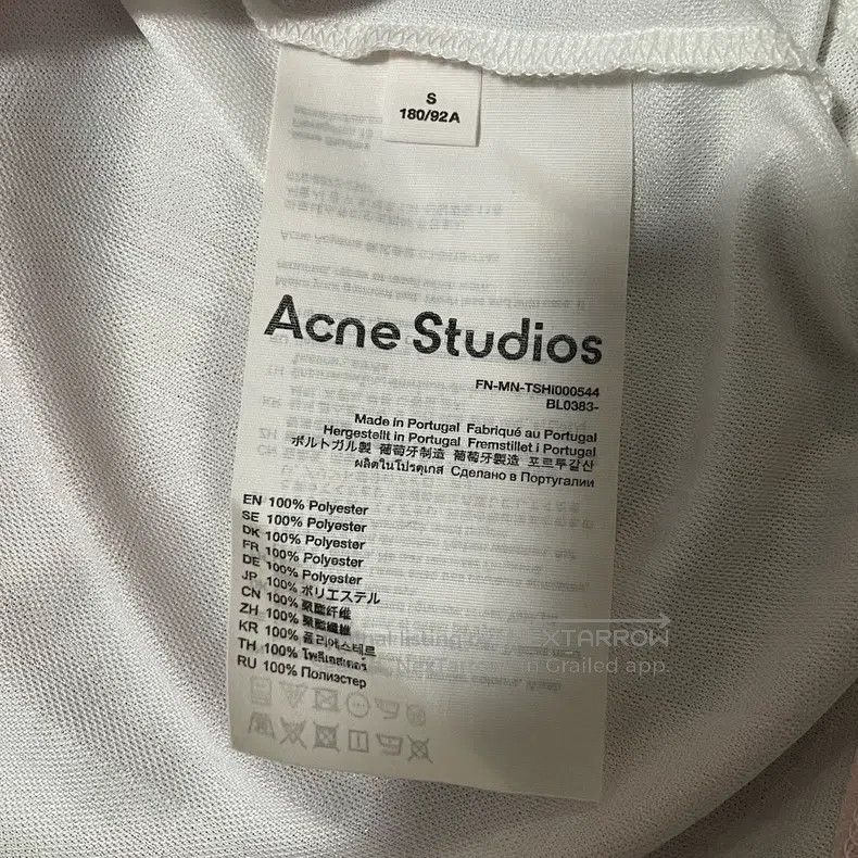 Acne Studios Acne Studios SS24 Color Block Letter Soccer Long Sleeve T- Size US S / EU 44-46 / 1 - 4 Thumbnail