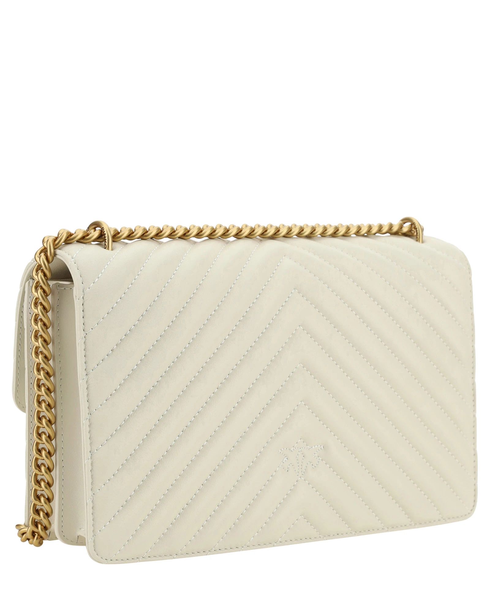 Pinko o1s22i1n0824 Size: OS / Classic Love Bag in White Size ONE SIZE - 3 Thumbnail