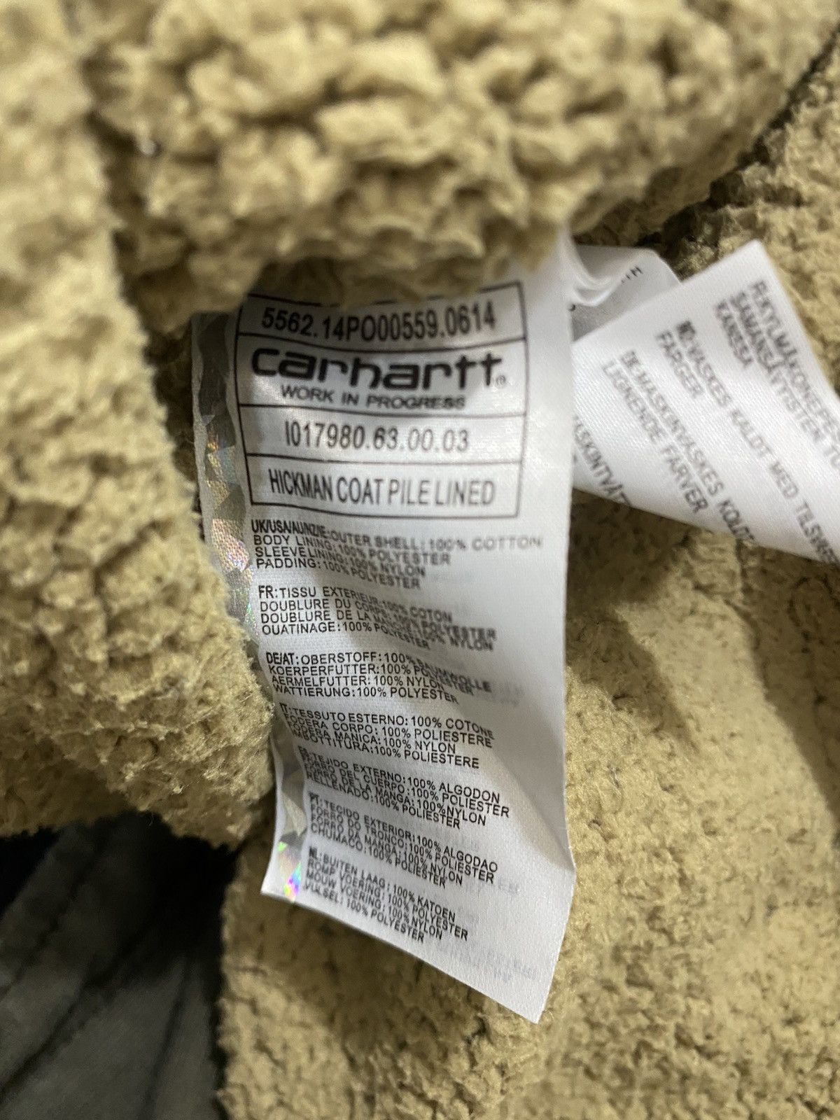 Carhartt Wip Carhartt WIP Hickman Coat Pile-Lined Parka, size XL, green, Size US XL / EU 56 / 4 - 13 Thumbnail