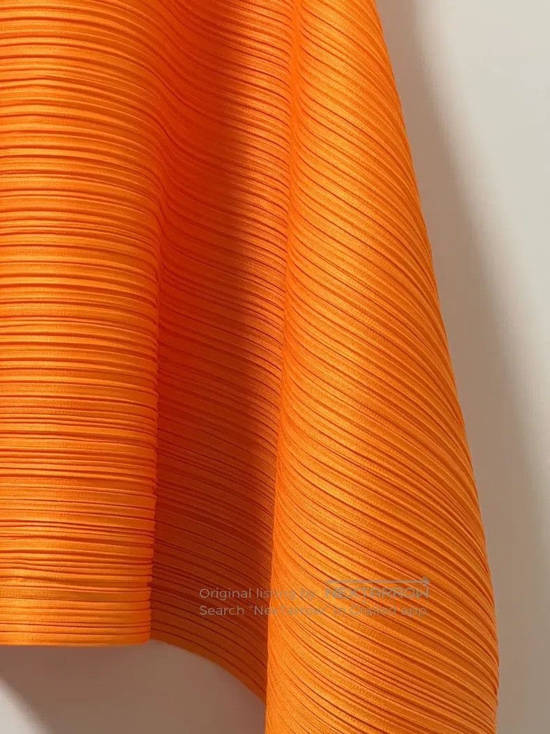 Issey Miyake Issey Miyake Orange Tank Top Size XXL / US 16-18 / IT 52-54 - 3 Thumbnail