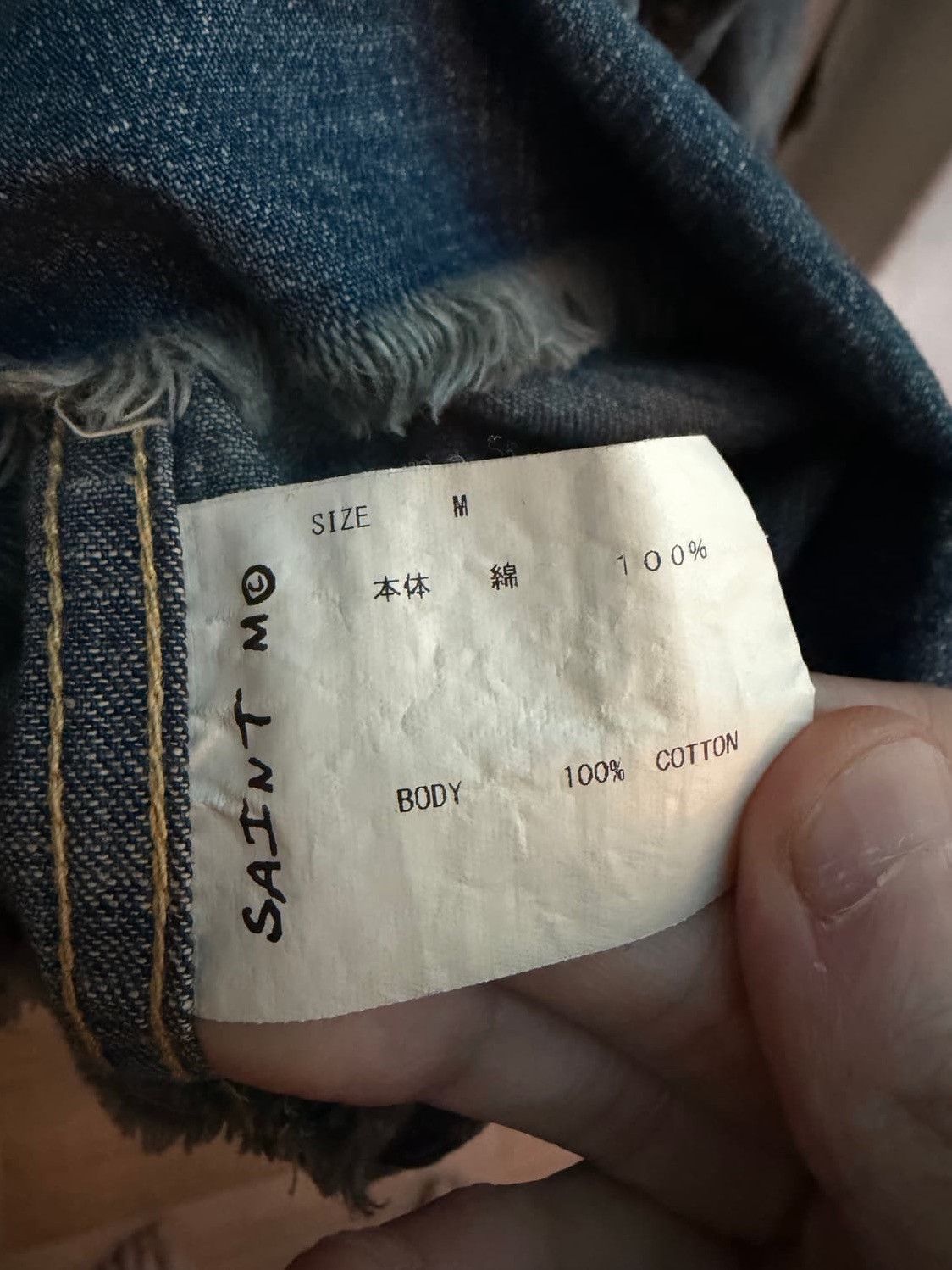 Saint Michael Saint Michael Washed Denim Shirts Size US M / EU 48-50 / 2 - 4 Thumbnail