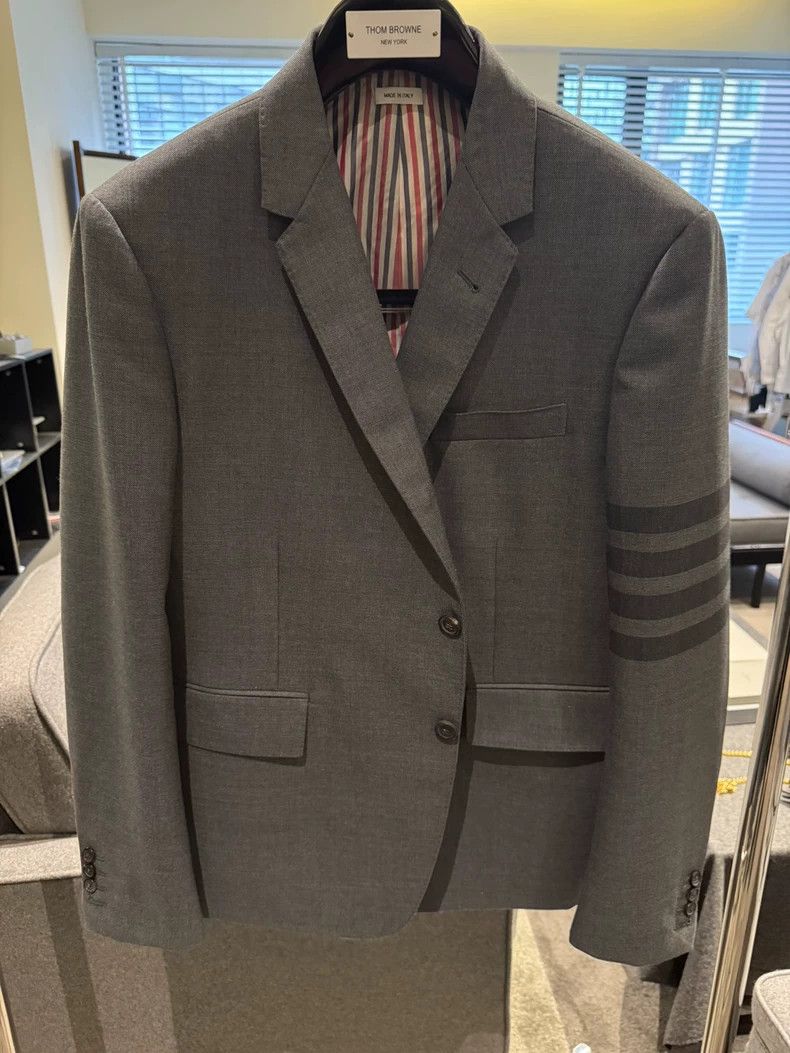 Thom Browne THOM BROWNE4Classic four-bar Blazer 2502-Nextarrow Size 52S - 1 Thumbnail