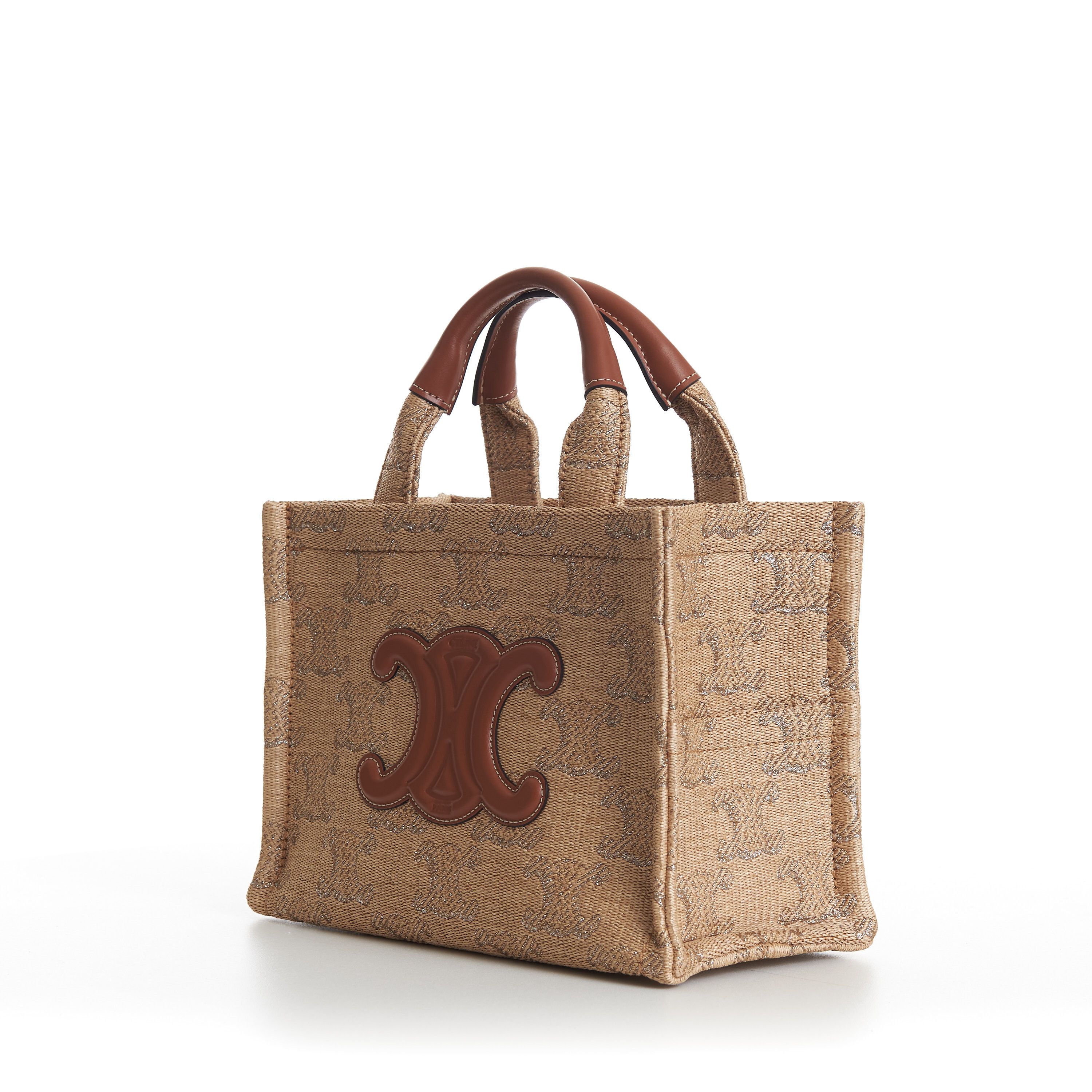 Celine Small Cabas Thais In Raffia Effect Textile Size ONE SIZE - 5 Thumbnail