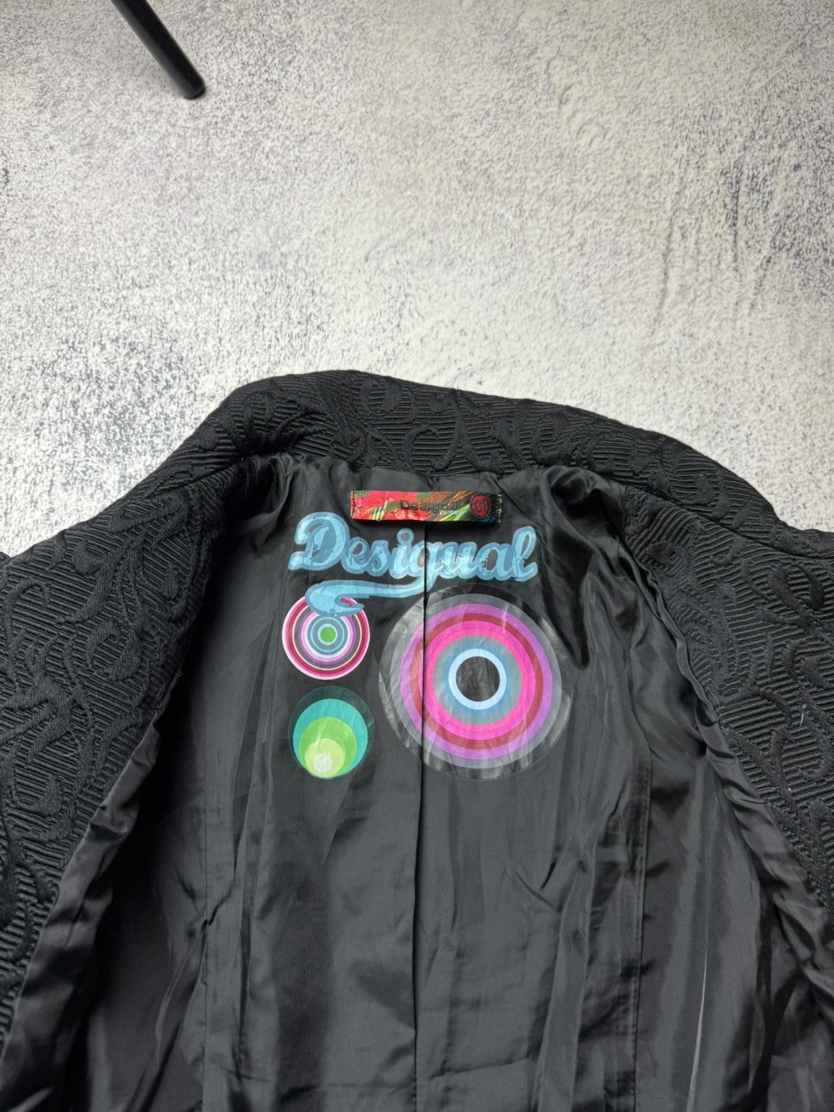 Desigual Ladies Desigual Multicolored Long Coat Size 38 Size XS / US 0-2 / IT 36-38 - 12 Thumbnail