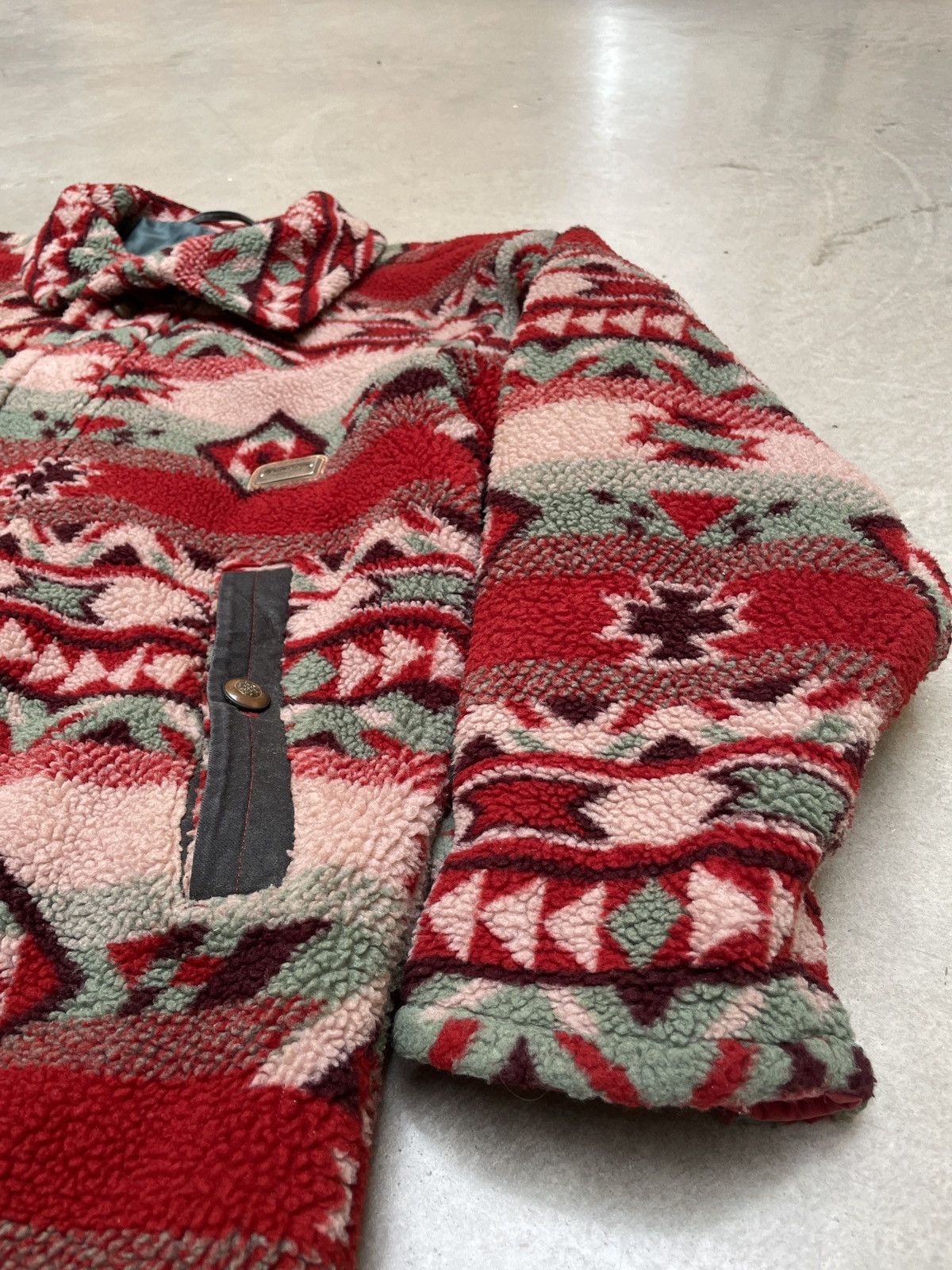 Other Vintage Tenson Tribal Fleece Waxed Cotton Jacket XL Size US XL / EU 56 / 4 - 5 Thumbnail