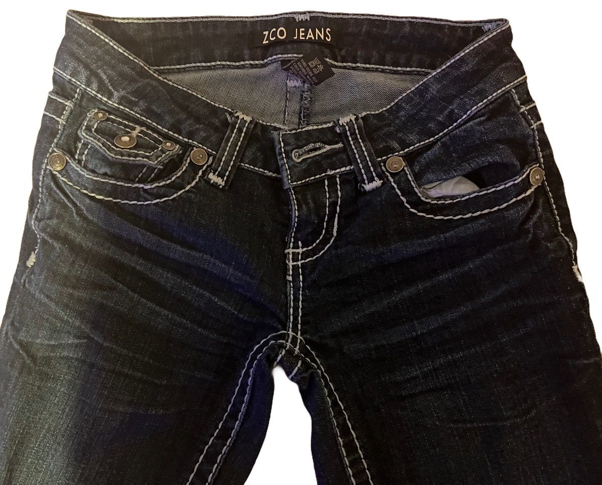 True Religion lowrise y2k flare jeans Size 24" / US 00 / IT 34 - 2 Thumbnail