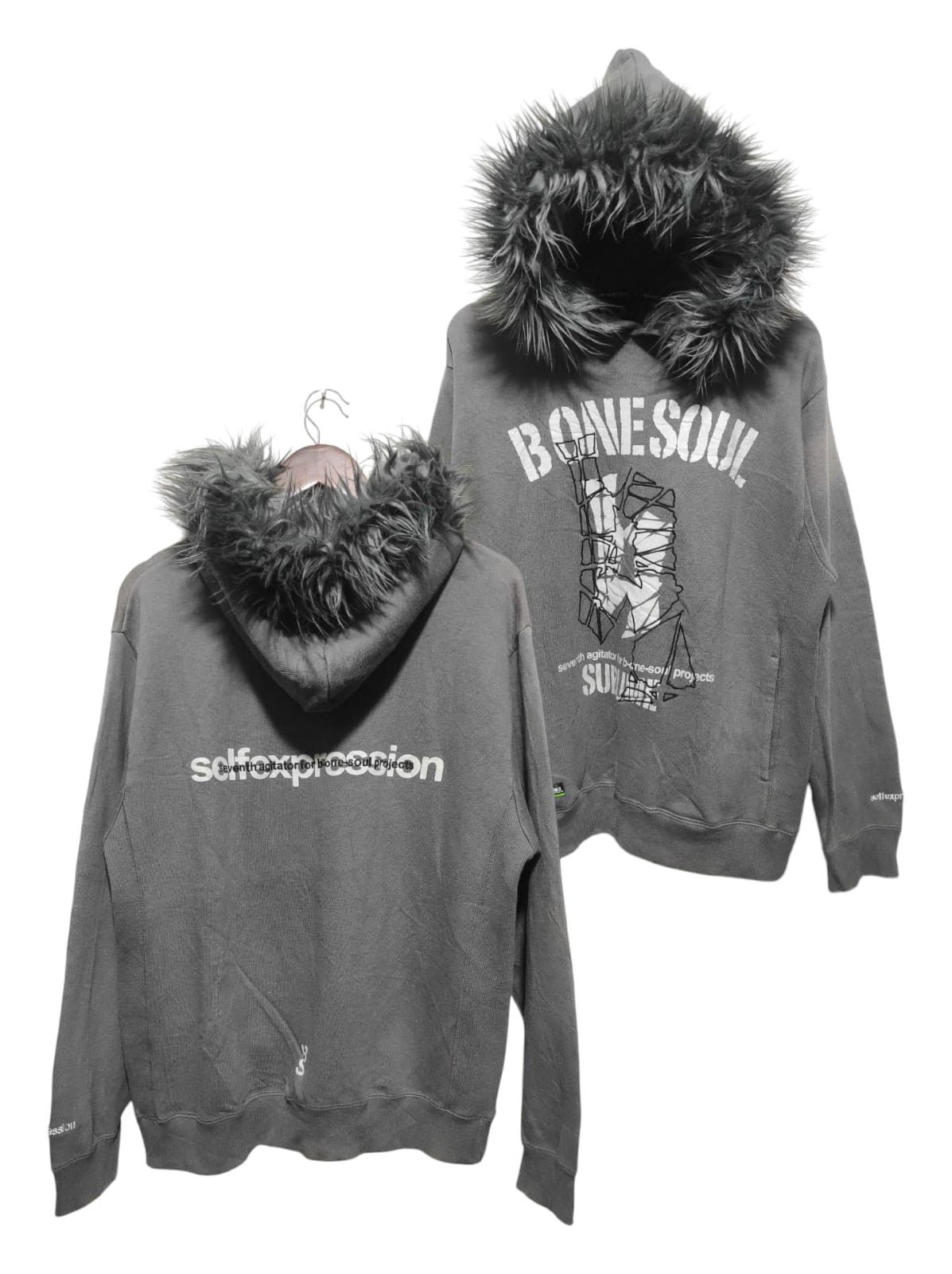 Japanese Brand B One Soul fur hoodie ifsix LGB style Size US M / EU 48-50 / 2 - 2 Thumbnail