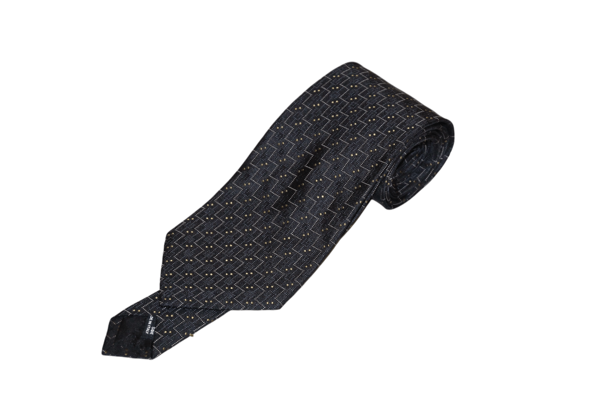 Gucci Gucci Abstract Textured Hand Pattern Jacquard Silk Tie Size ONE SIZE - 1 Thumbnail
