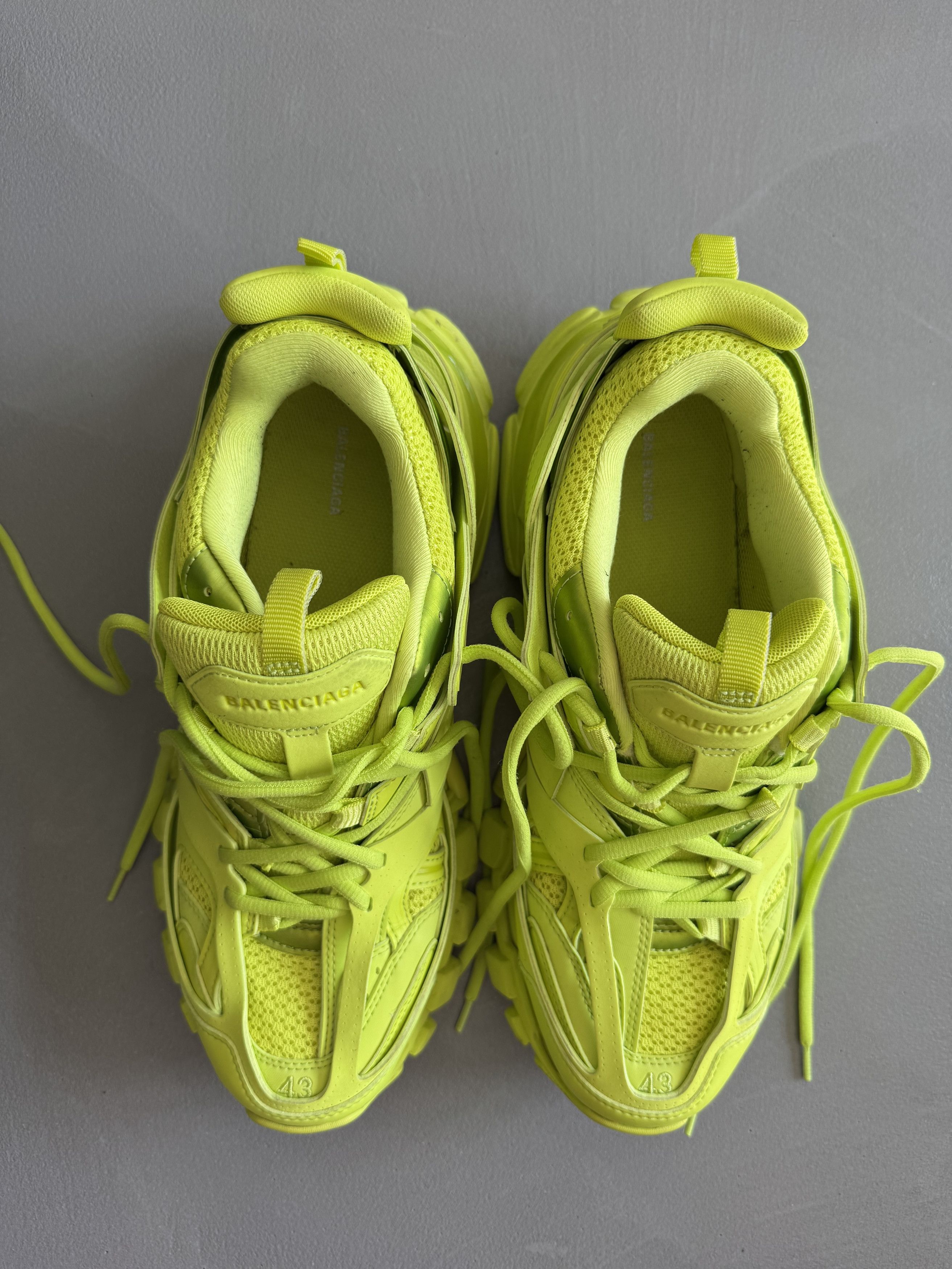 Balenciaga Balenciaga Track Neon Yellow Sneakers Fluorescent Size US 10 / EU 43 - 9 Thumbnail