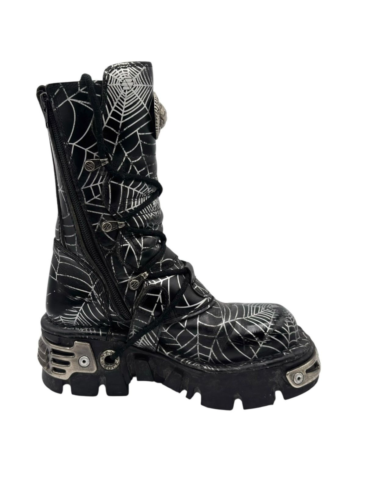 New Rock Vintage New Rock cobweb reactor boots Size 36 Size US 6 / IT 36 - 6 Thumbnail