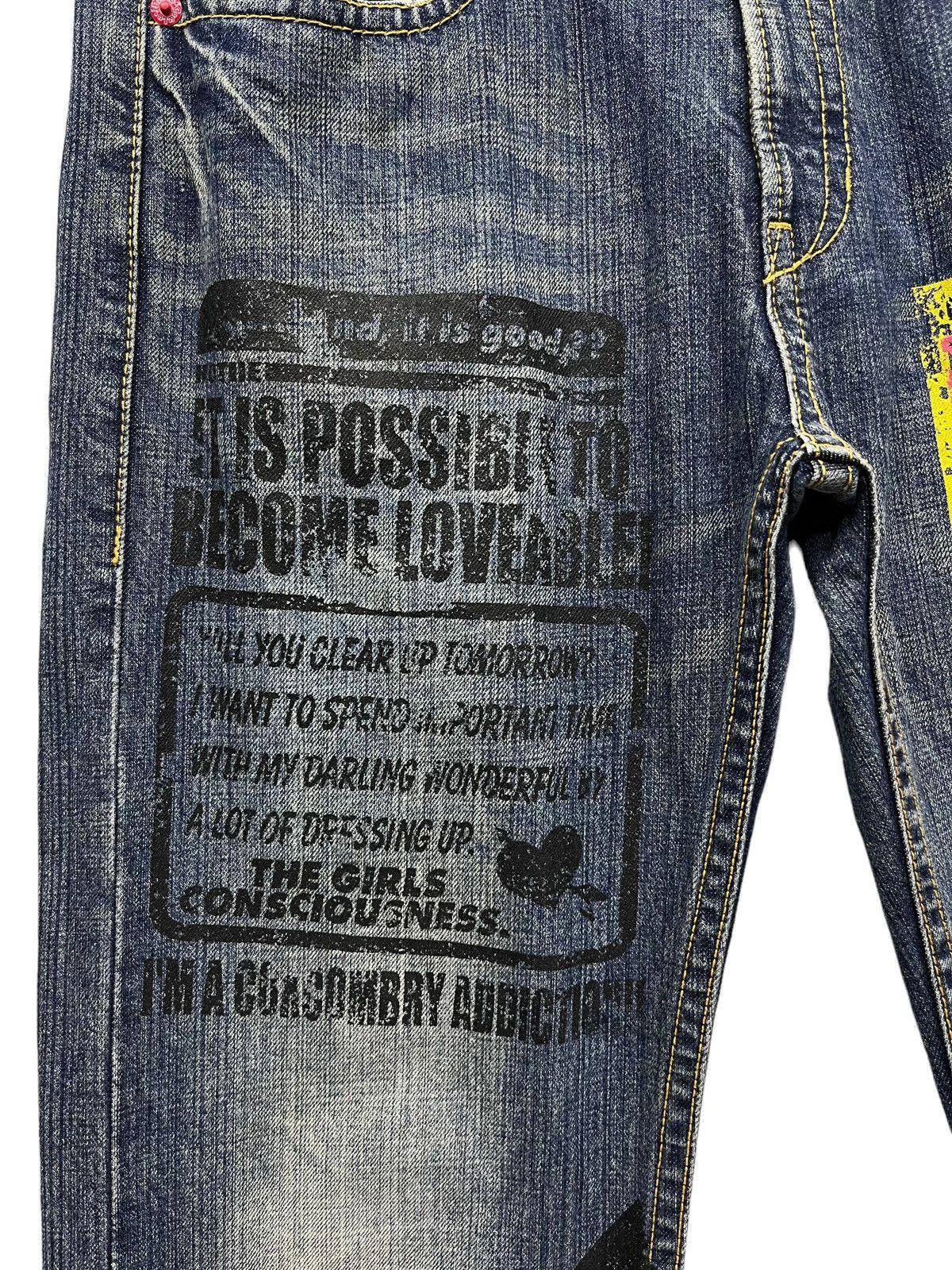 If Six Was Nine × Japanese Brand × Vintage FYE 90’s CO&LU Classic Print Distressed Inspired By Hysteric Size US 33 - 6 Thumbnail