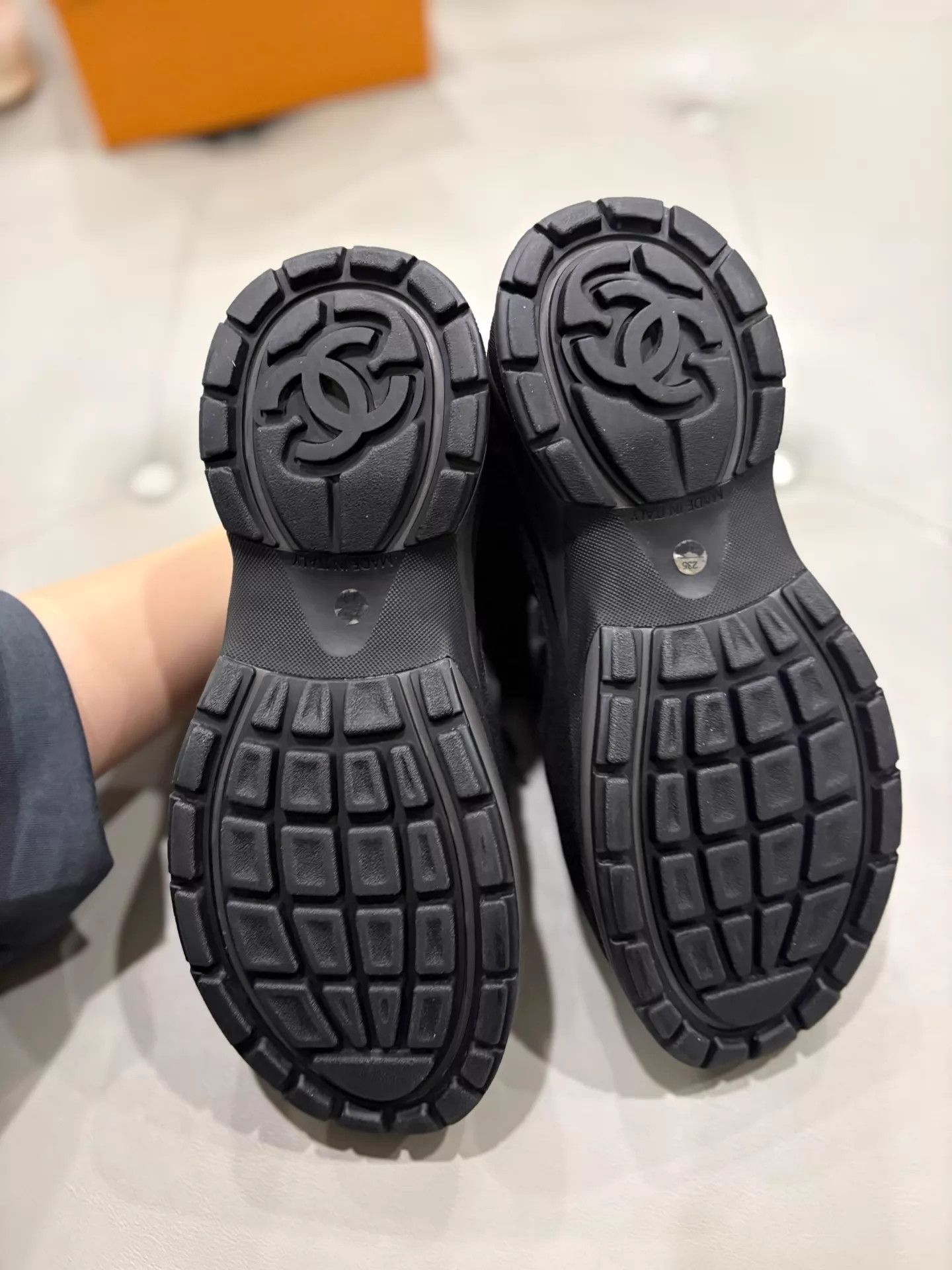 Chanel Chanel 23 Black Warrior Elevated Sneaker 99 New EU37 Size US 6.5 / IT 36.5 - 6 Thumbnail