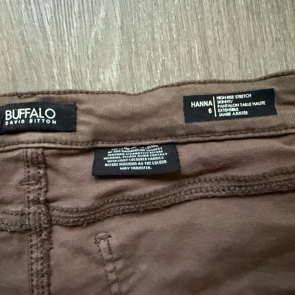 Buffalo David Bitton Buffalo David Bitton Women's Skinny Jeans - Brown Size 28" / US 6 / IT 42 - 3 Thumbnail
