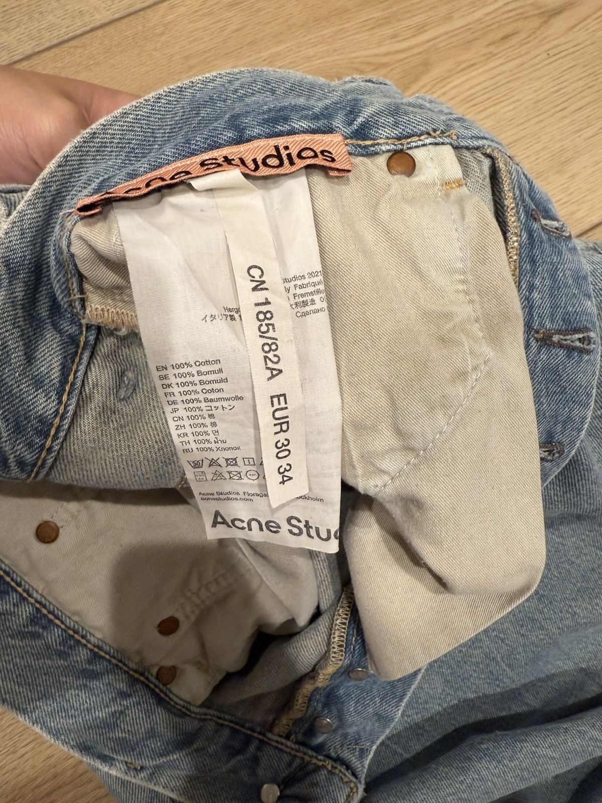 Acne Studios Acne Studios 2021M Delta Size US 30 / EU 46 - 4 Thumbnail