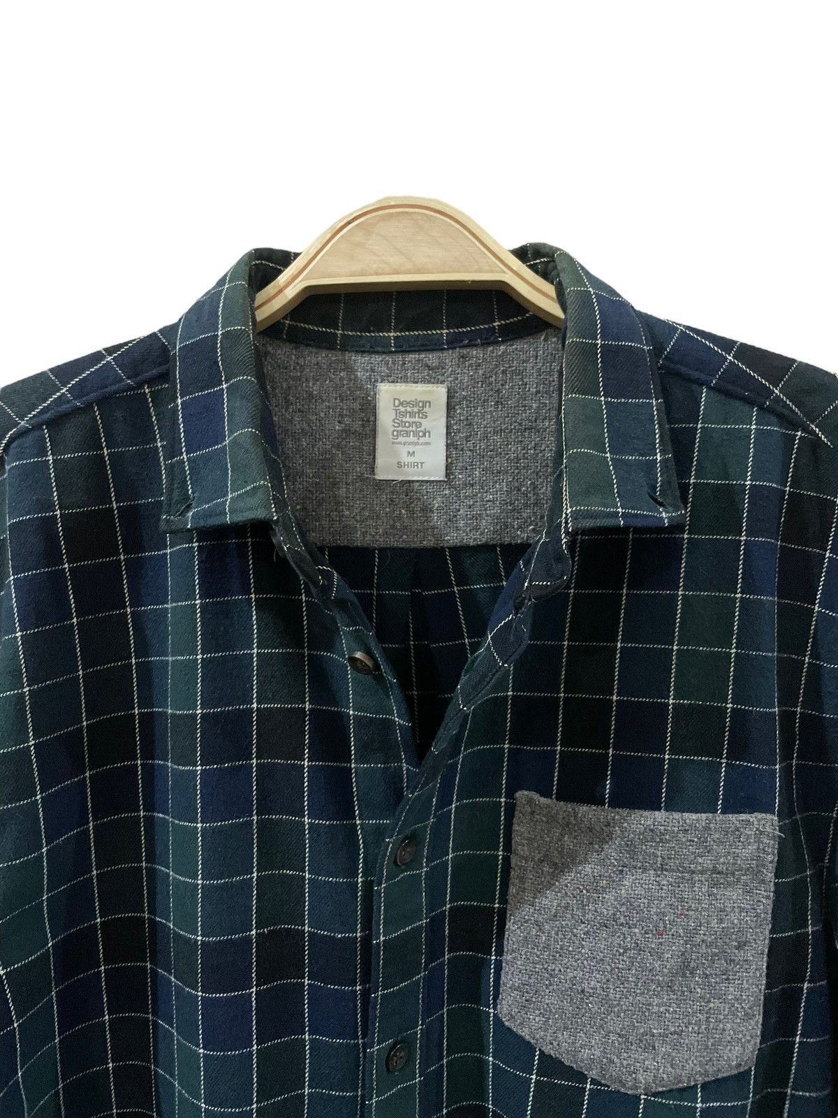 Flannel × Japanese Brand Vintage Graniph Travis Scott Style Tartan Plaid Flannel Size US M / EU 48-50 / 2 - 8 Thumbnail