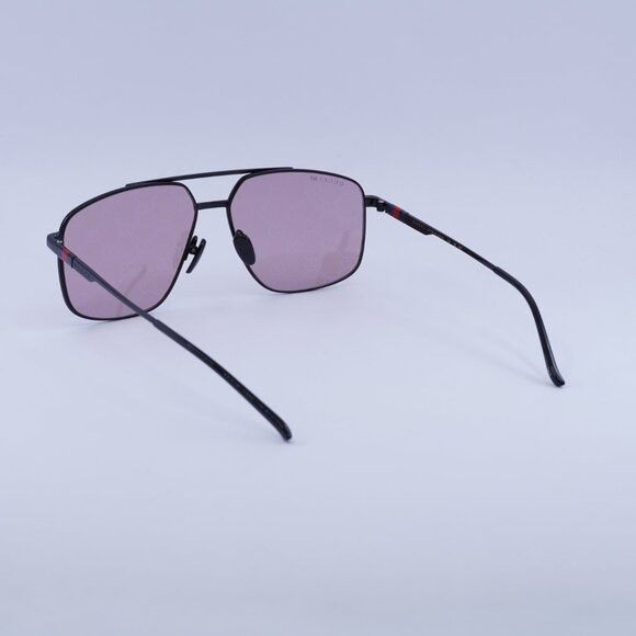 Gucci 🕶️ New Gucci GG1676S 005 Sunglasses - Black Frame, Violet Size ONE SIZE - 9 Thumbnail
