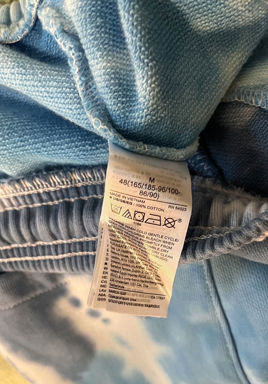 Gap Gap Blue Tie Dye Sweatpants Size US 30 / EU 46 - 6 Thumbnail