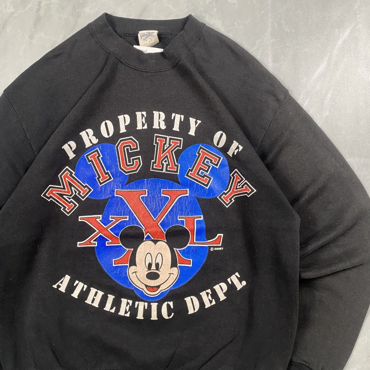 Velva Sheen Vintage 90s Mickey Mouse College Crewneck Size US M / EU 48-50 / 2 - 2 Thumbnail