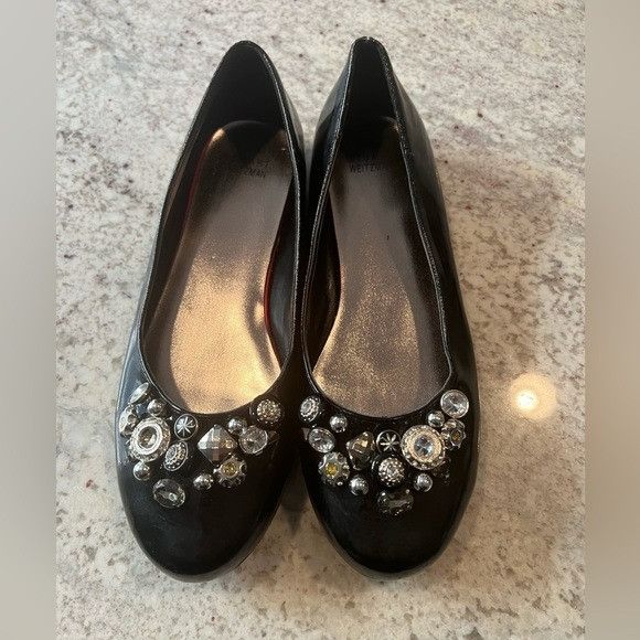 Stuart Weitzman Stuart Weitzman Embellished‎ Flats - Size 6 Size US 6 / IT 36 - 6 Thumbnail