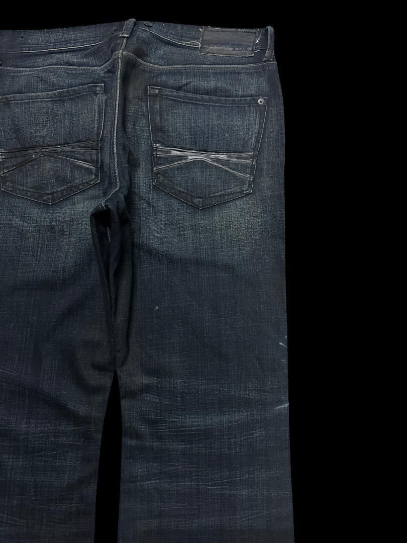 If Six Was Nine FLARE Insane Express🇯🇵 Jean Mudwash SlimFit Bootcut Dark Jean Size US 35 - 16 Thumbnail