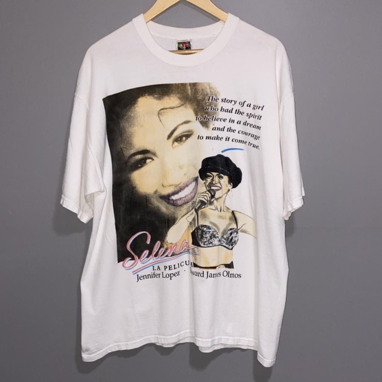 Vintage Selena J Lo movie promo 90’s 90s rap tee Size US XL / EU 56 / 4 - 2 Thumbnail